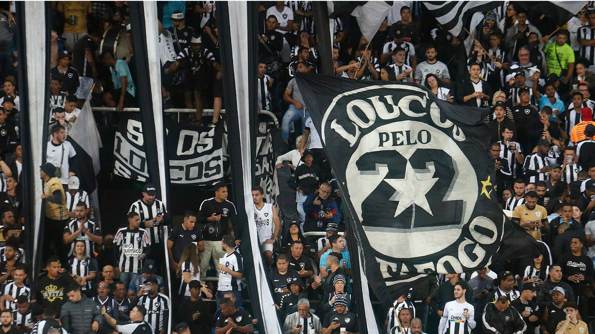 Torcedores do Botafogo em ação