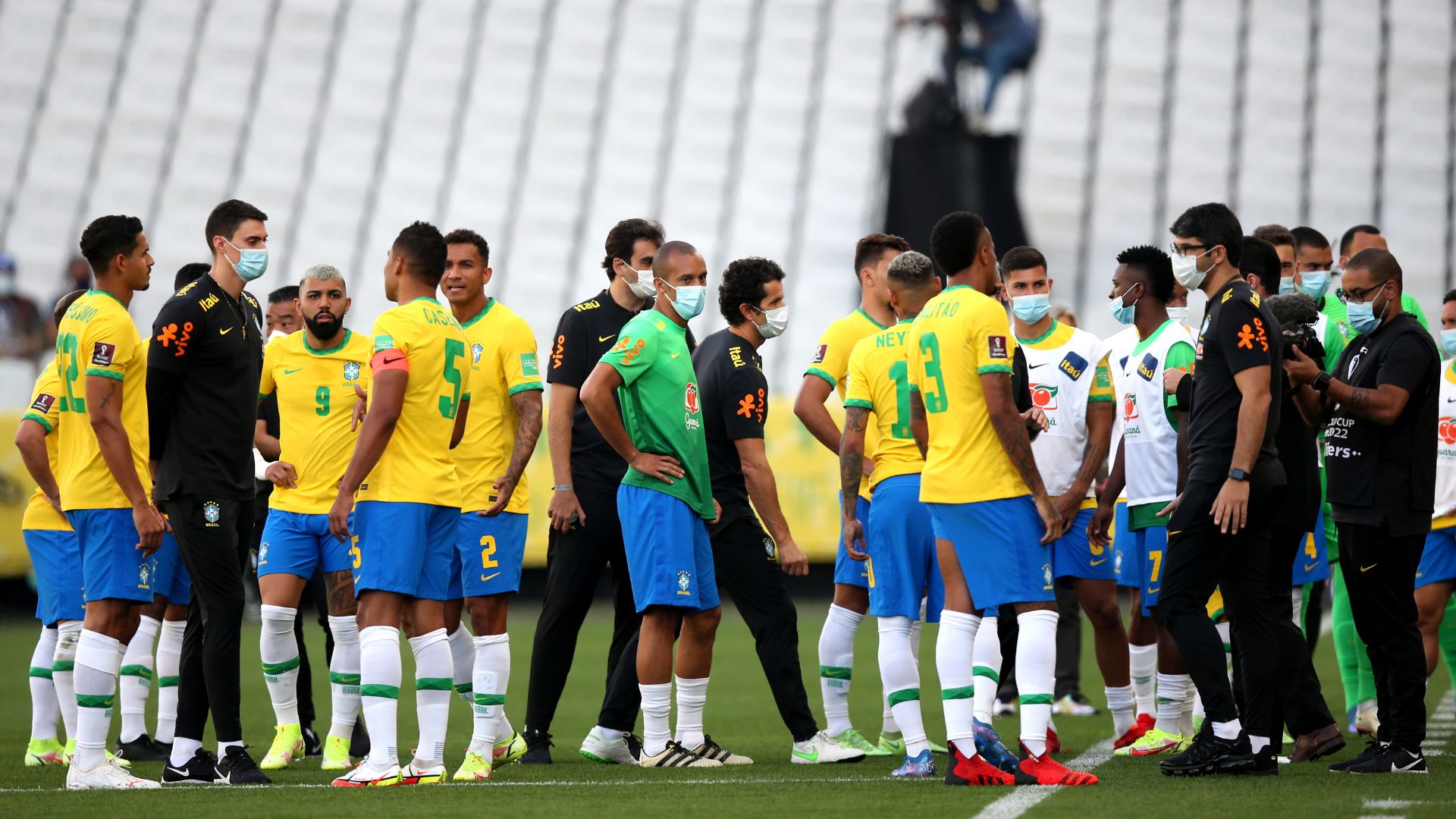 Torcedores de Brasil e Argentina brigam em Bangladesh (Crédito: GettyImages)