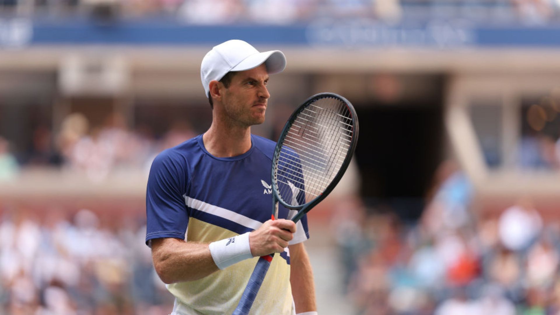 Andy Murray em ação no US Open