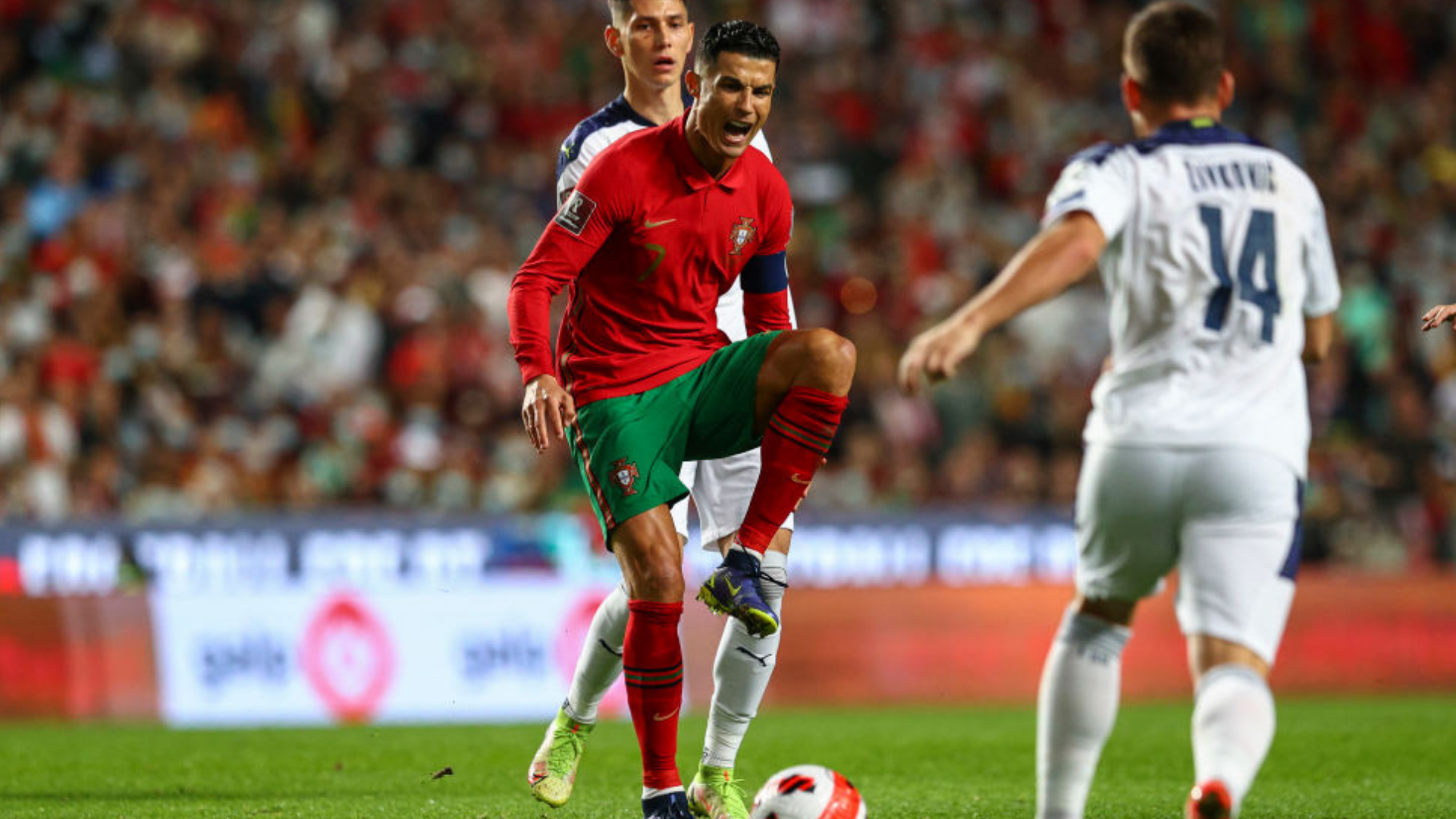 Cristiano Ronaldo em ação 