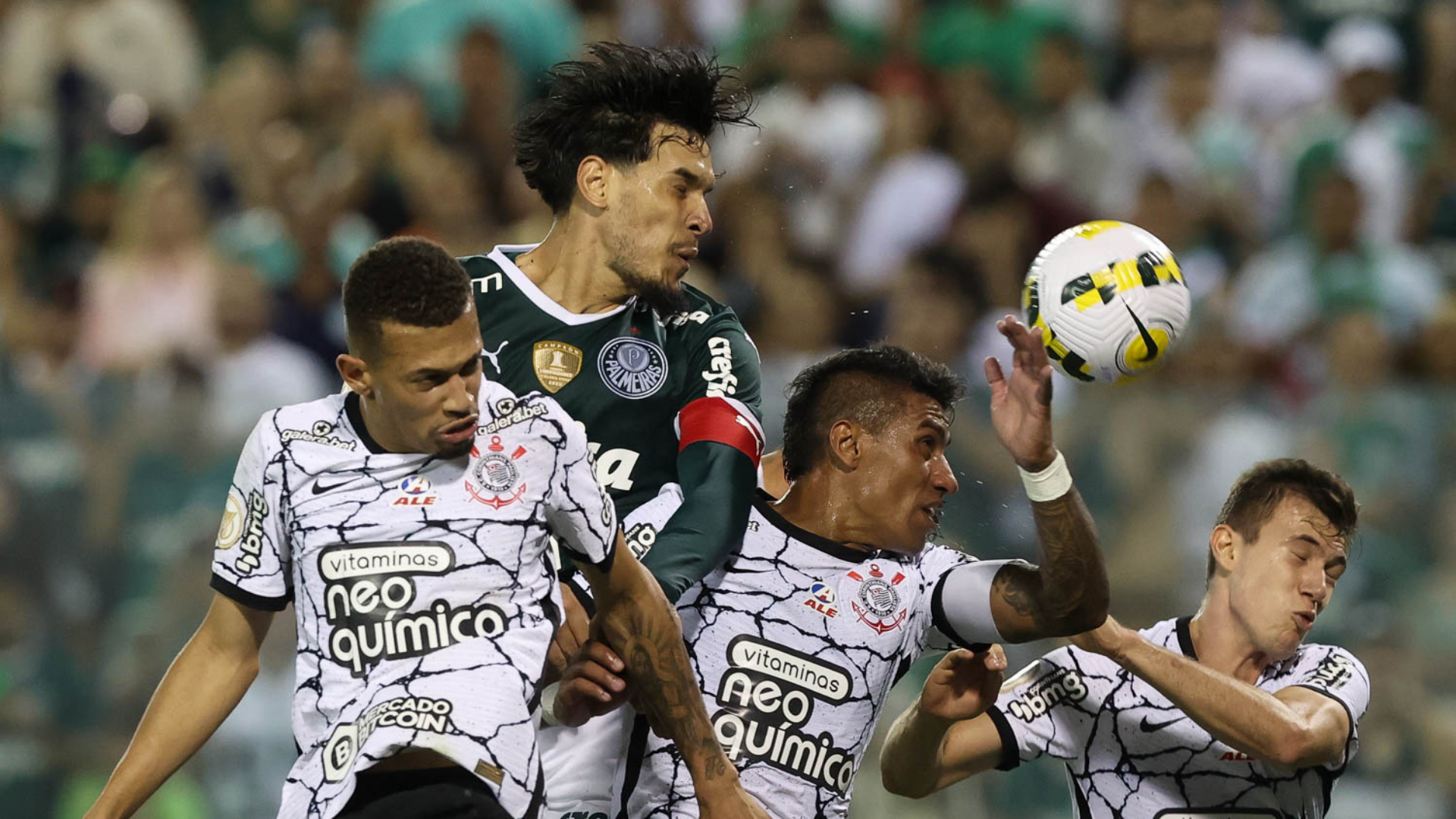 Corinthians e Palmeiras em campo