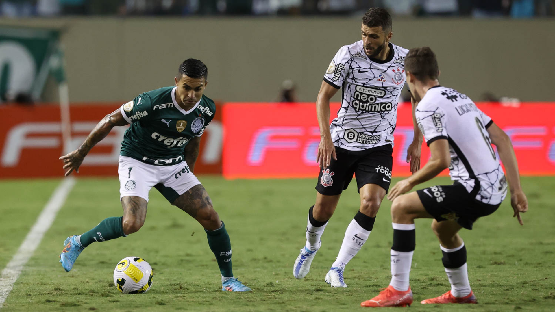 Corinthians e Palmeiras em campo