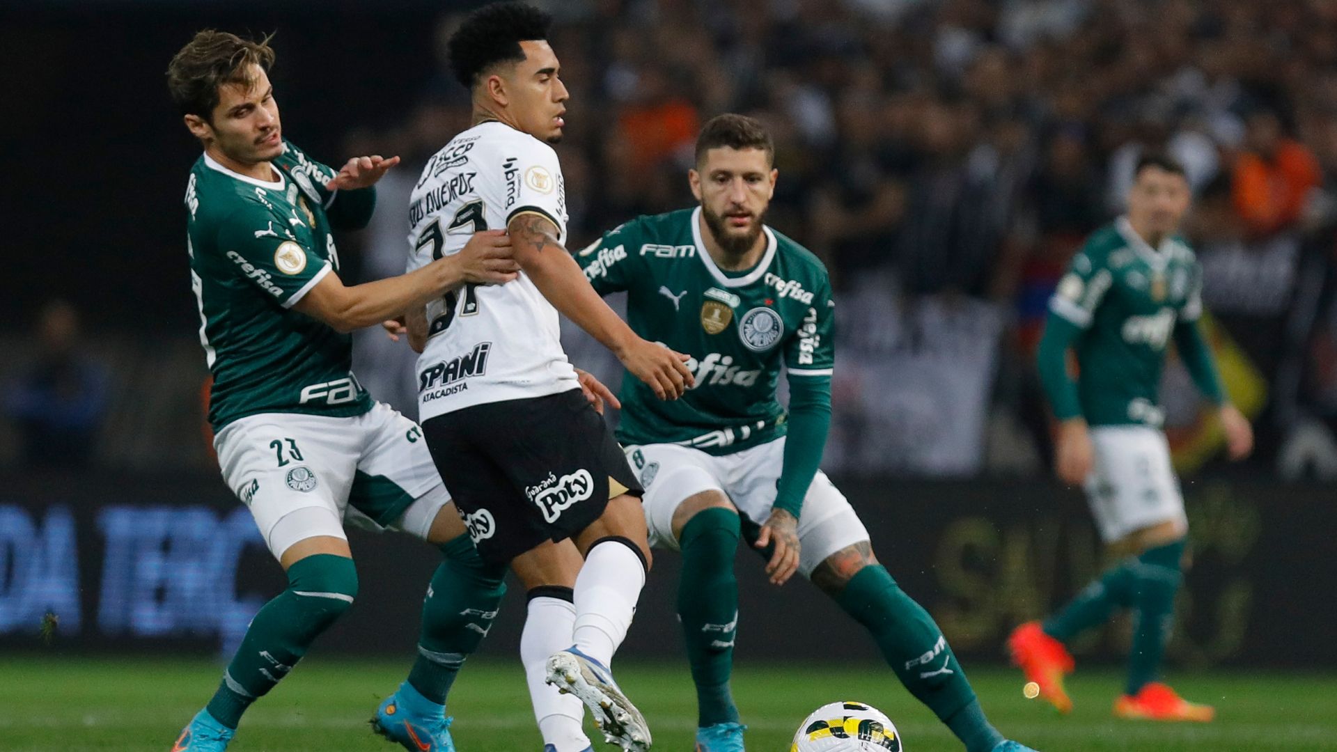 Corinthians e Palmeiras em ação 
