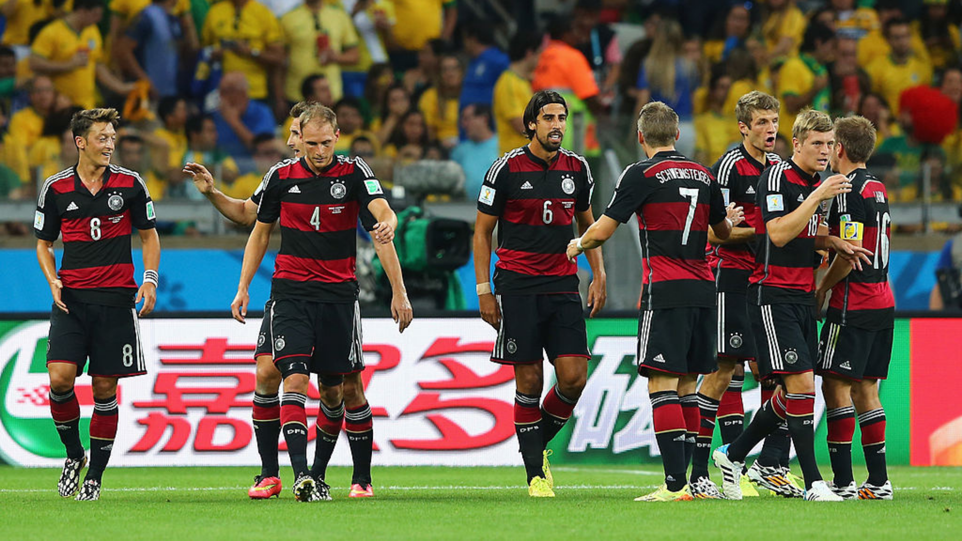 Jogadores da Alemanha, seleção comandada por Löw na Copa do Mundo de 2014
