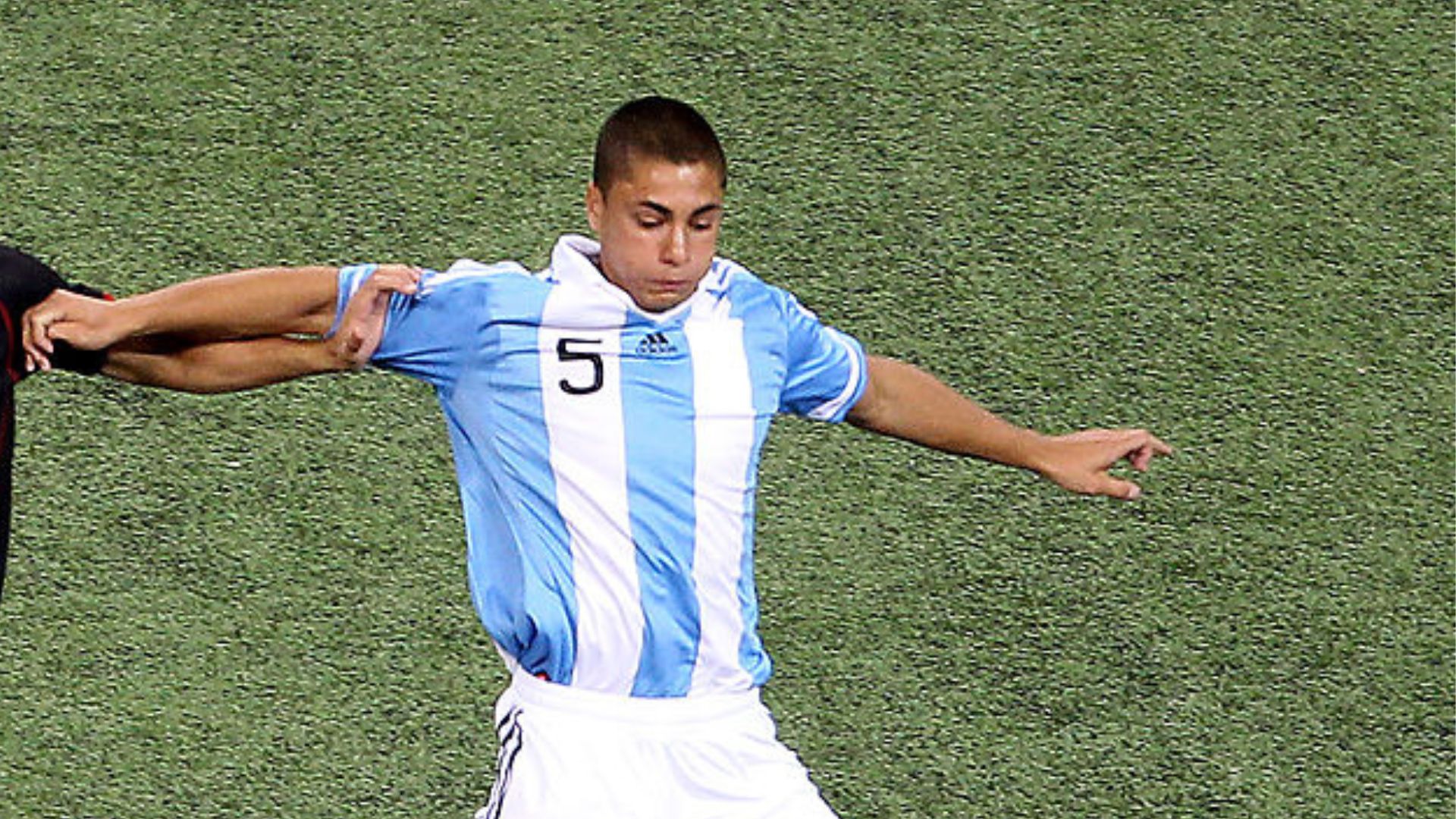 Ezequiel Cirigliano com a camisa da Argentina