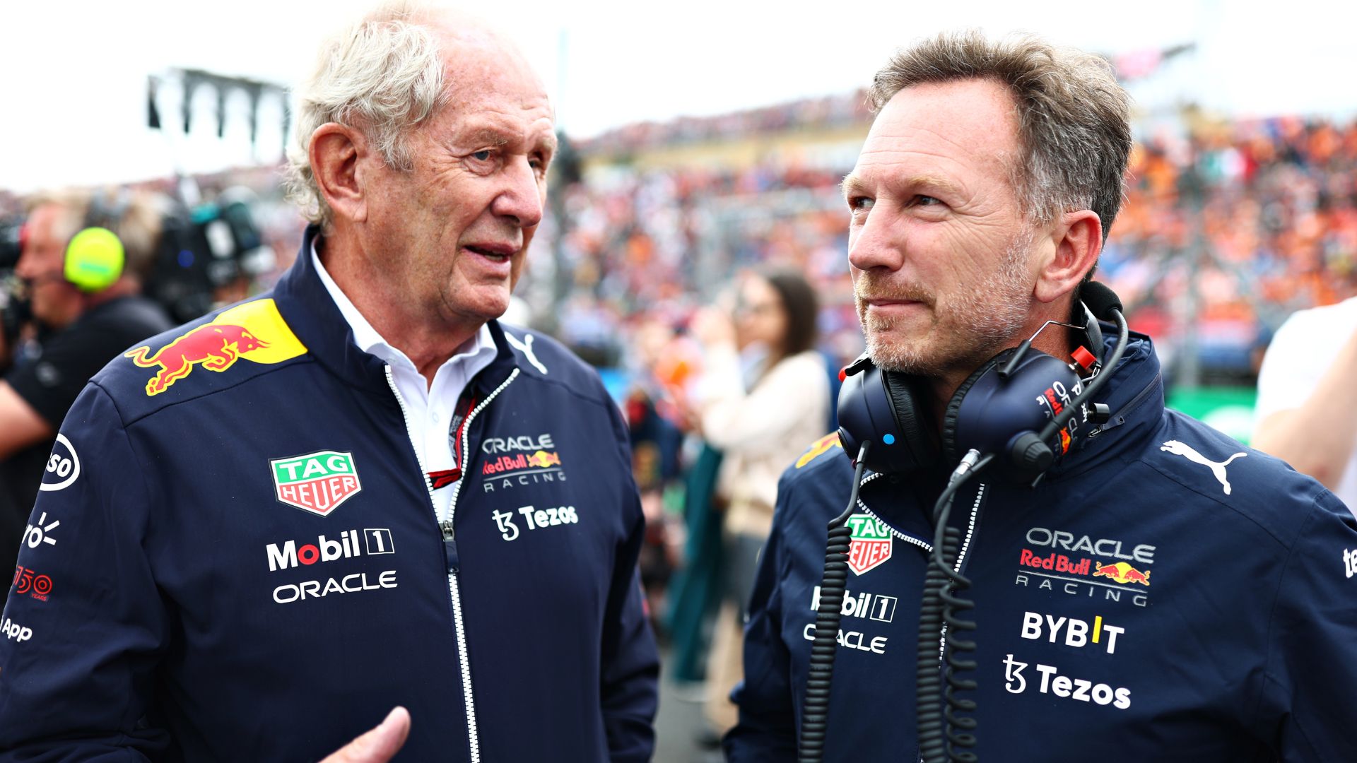Helmut Marko e Chris Horner, da Red Bull Racing
