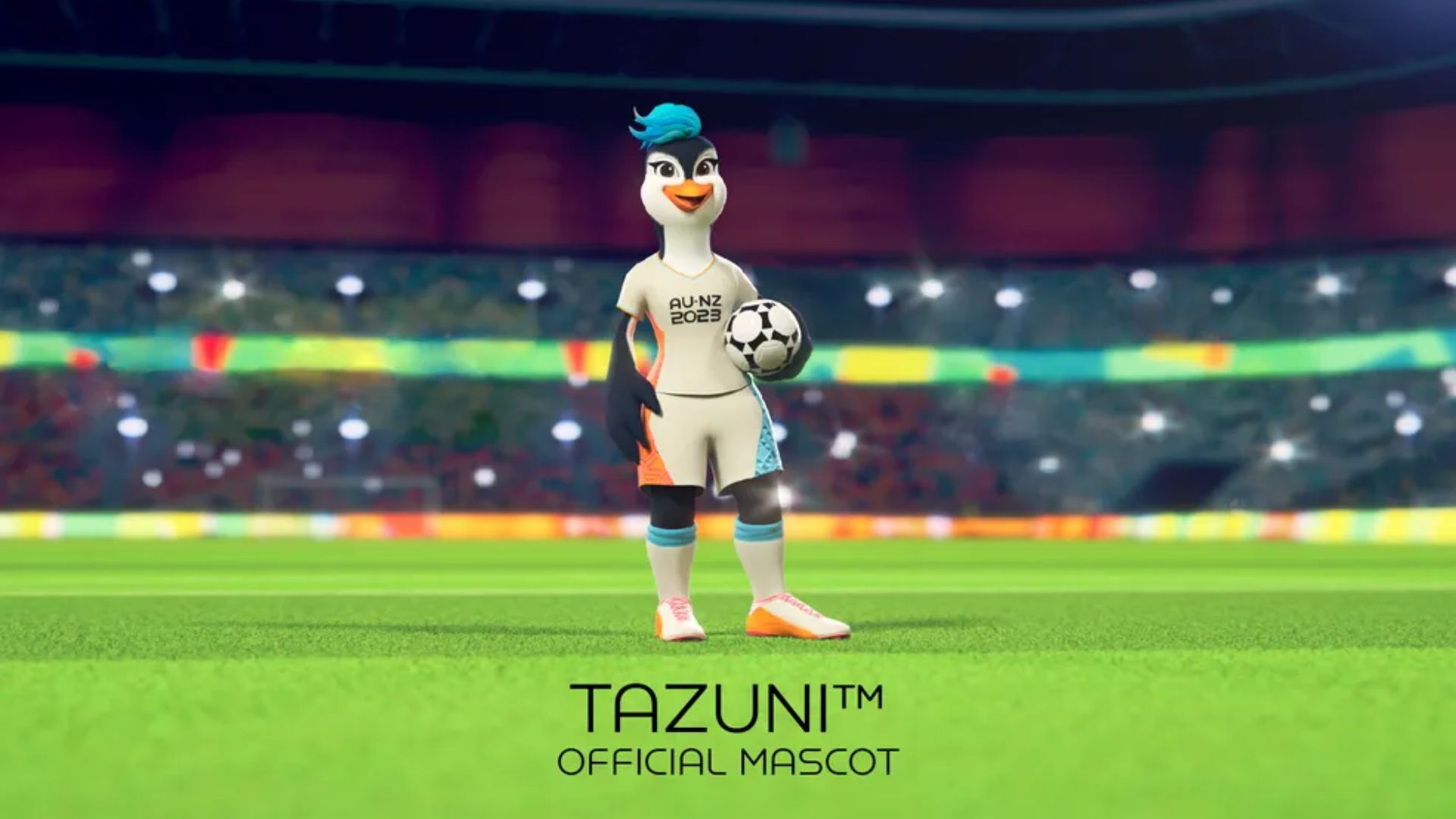 Tazuni é a mascote oficial da Fifa e da Copa do Mundo