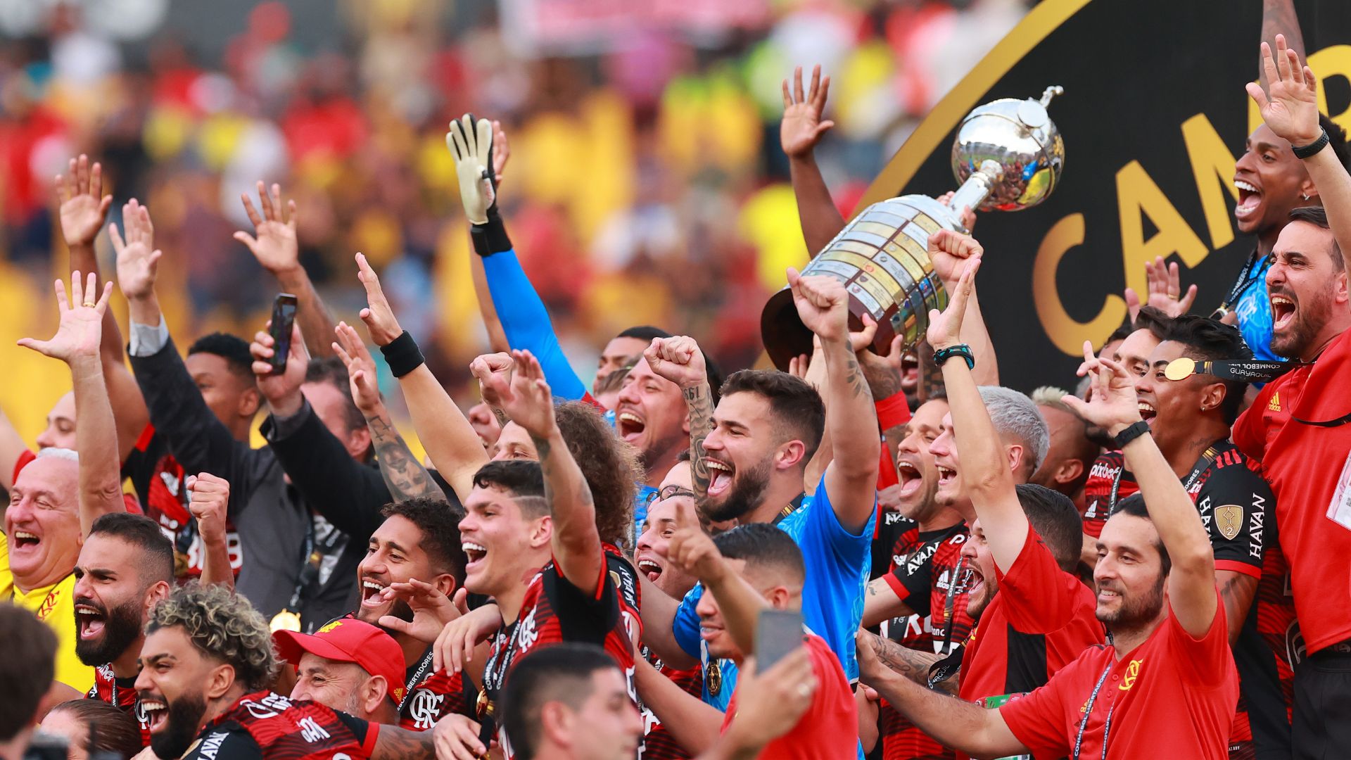 Campeão, o Flamengo dominou a seleção da Libertadores
