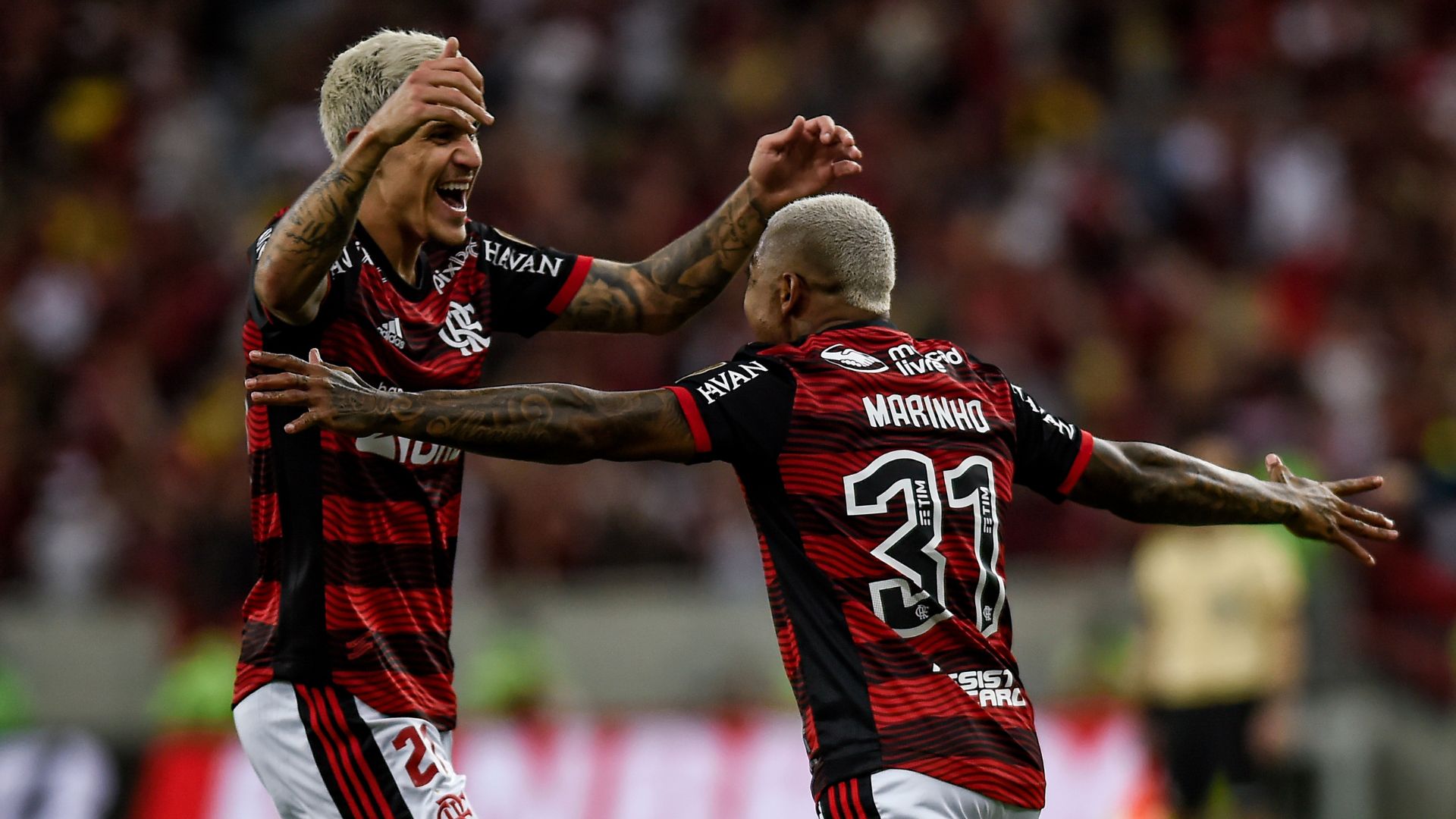 Flamengo em campo na semifinal da Libertadores