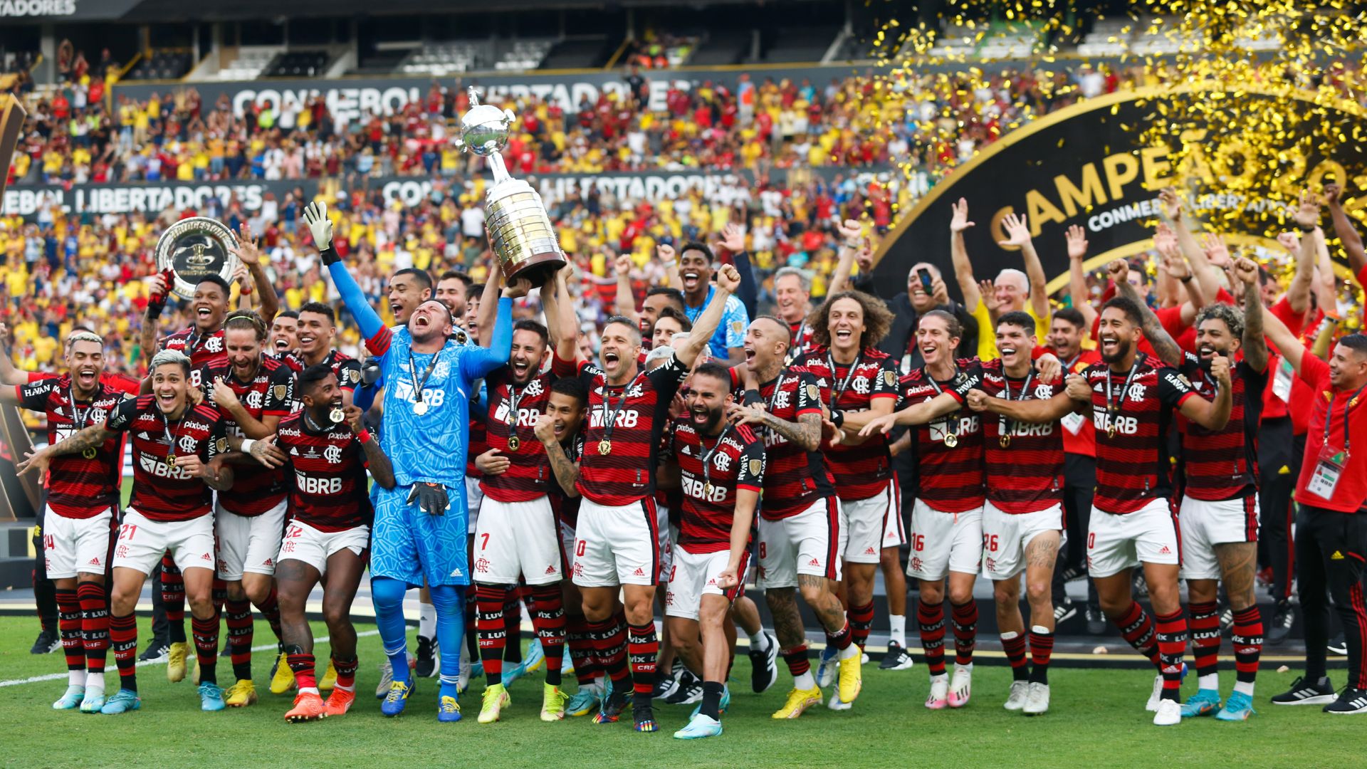 Time do Flamengo na Libertadores
