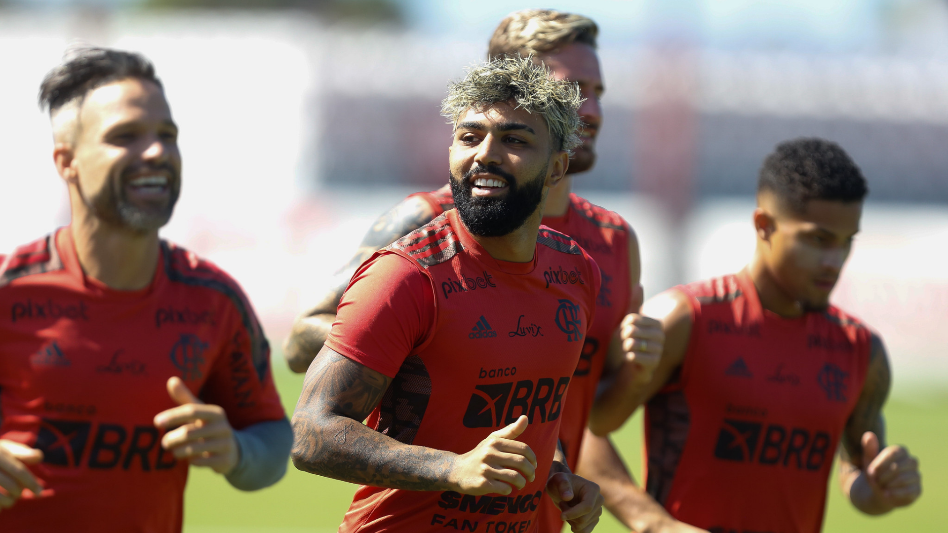 Flamengo treinando