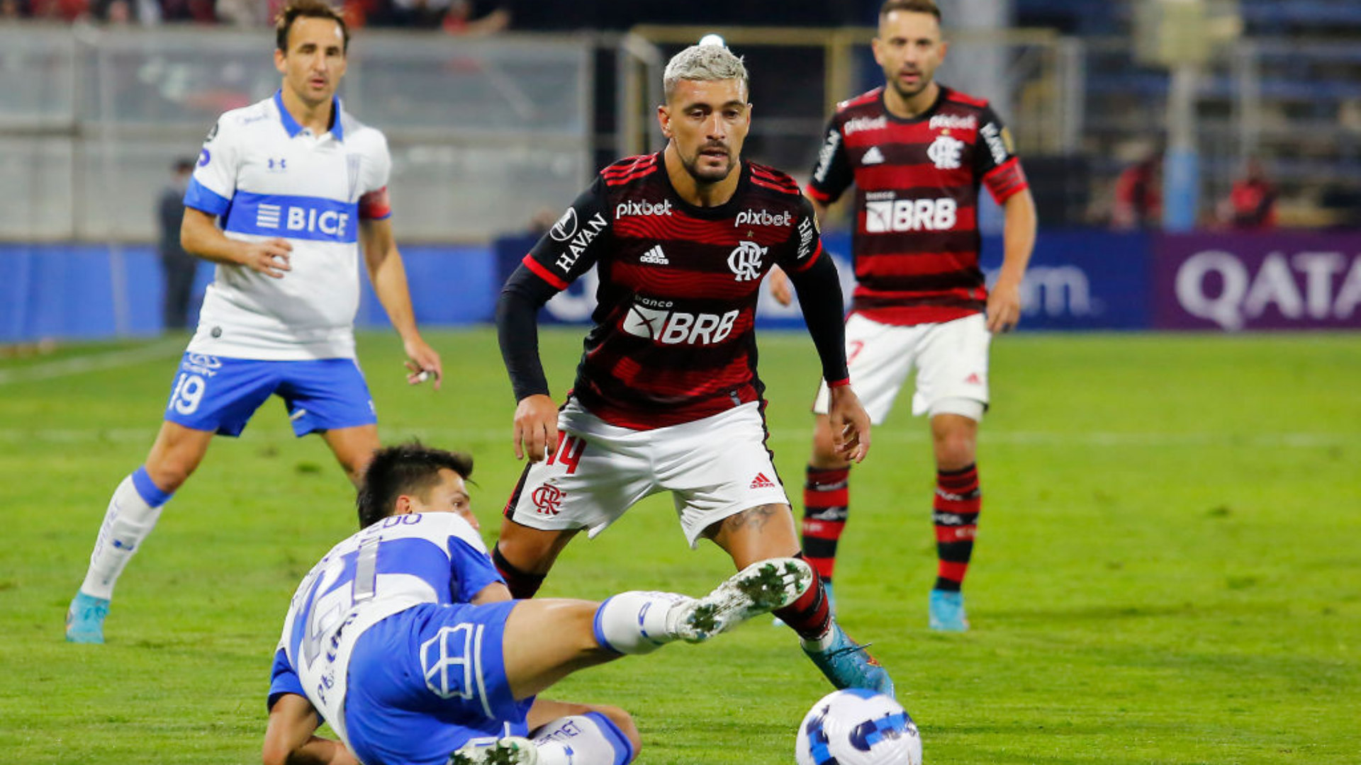 Flamengo em ação na Libertadores