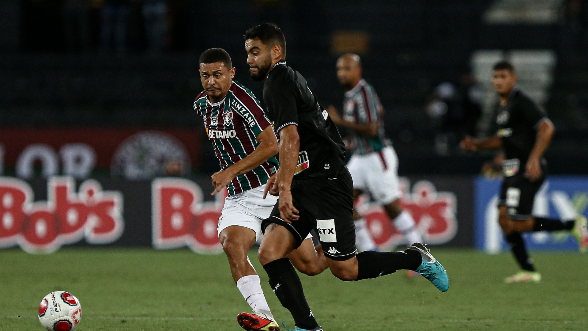 Fluminense e Botafogo em ação