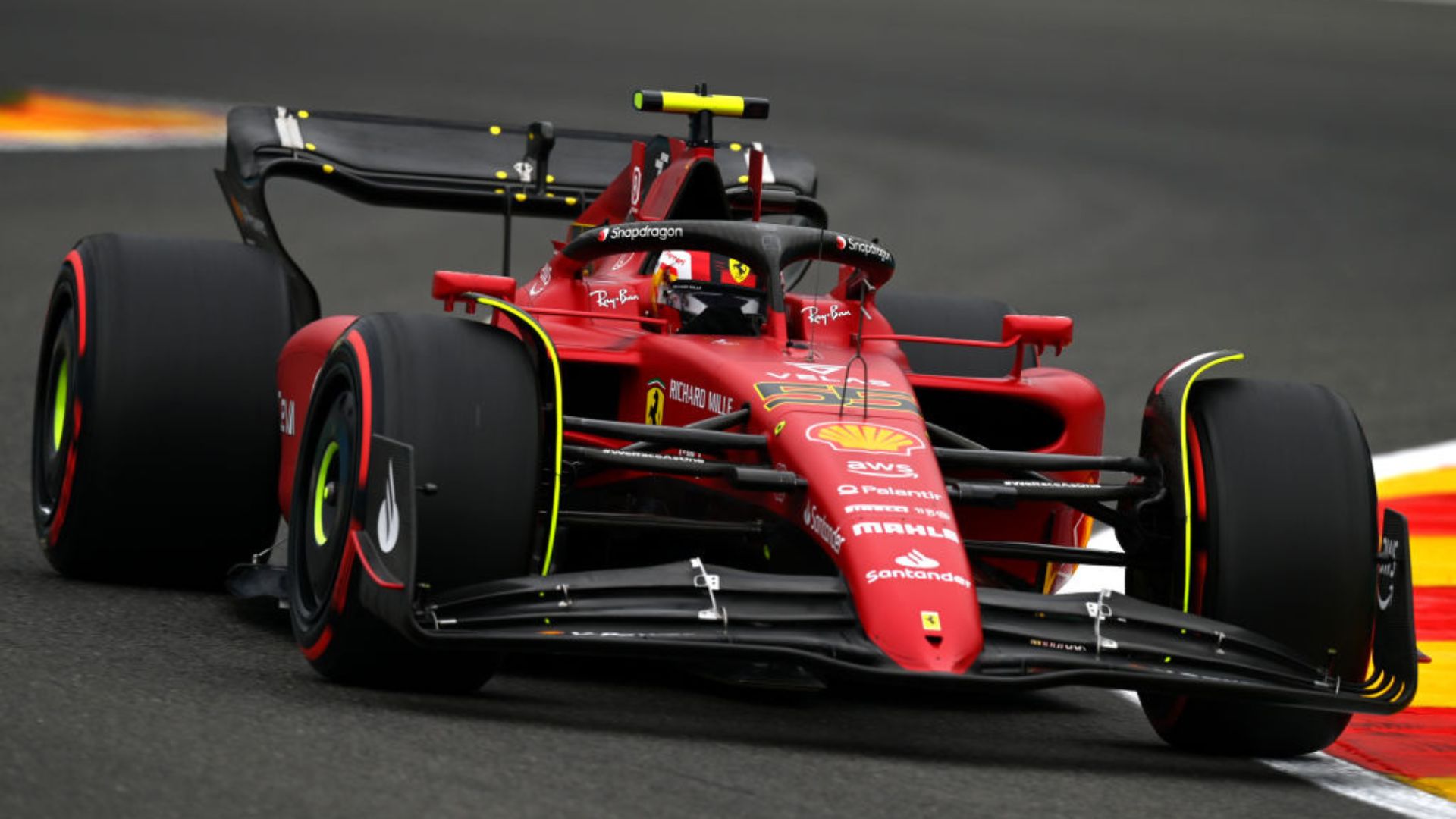 Fórmula 1 tem dobradinha da Ferrari em treino do GP da Bélgica