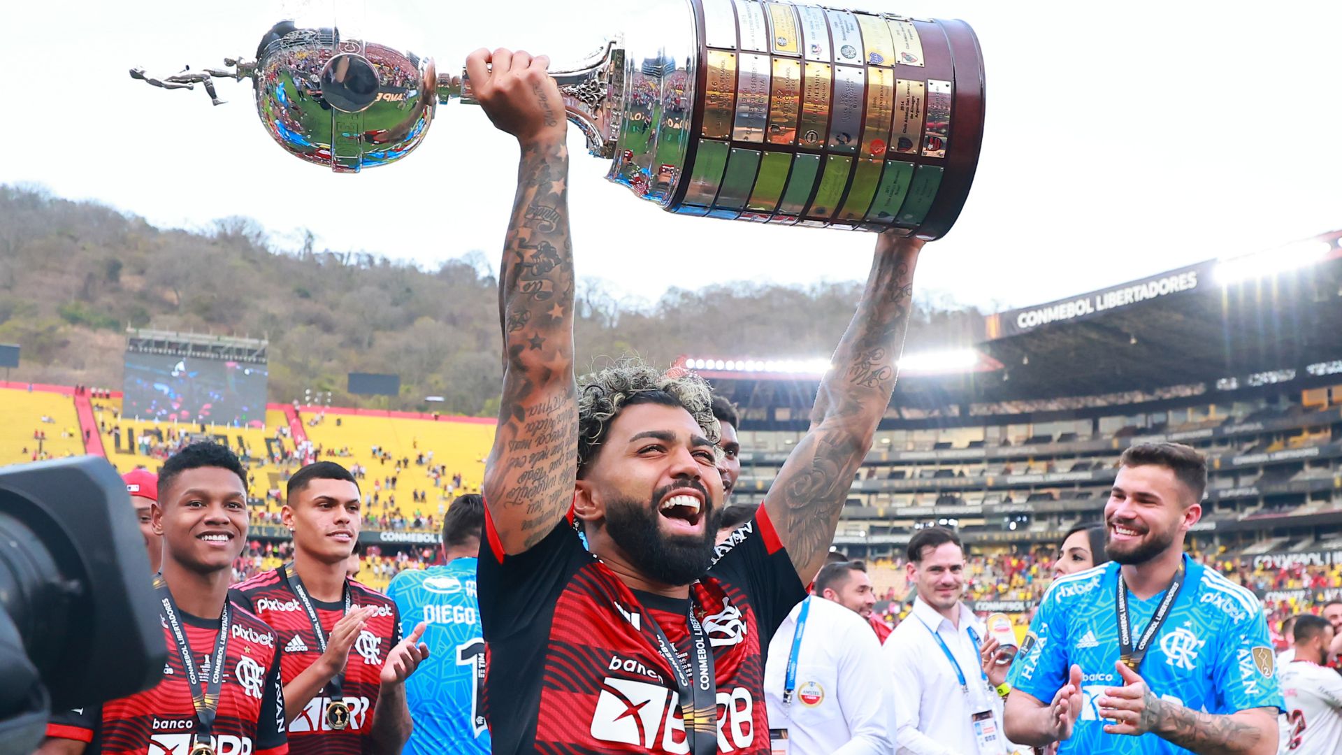 Gabigol fez gol do título da Libertadores