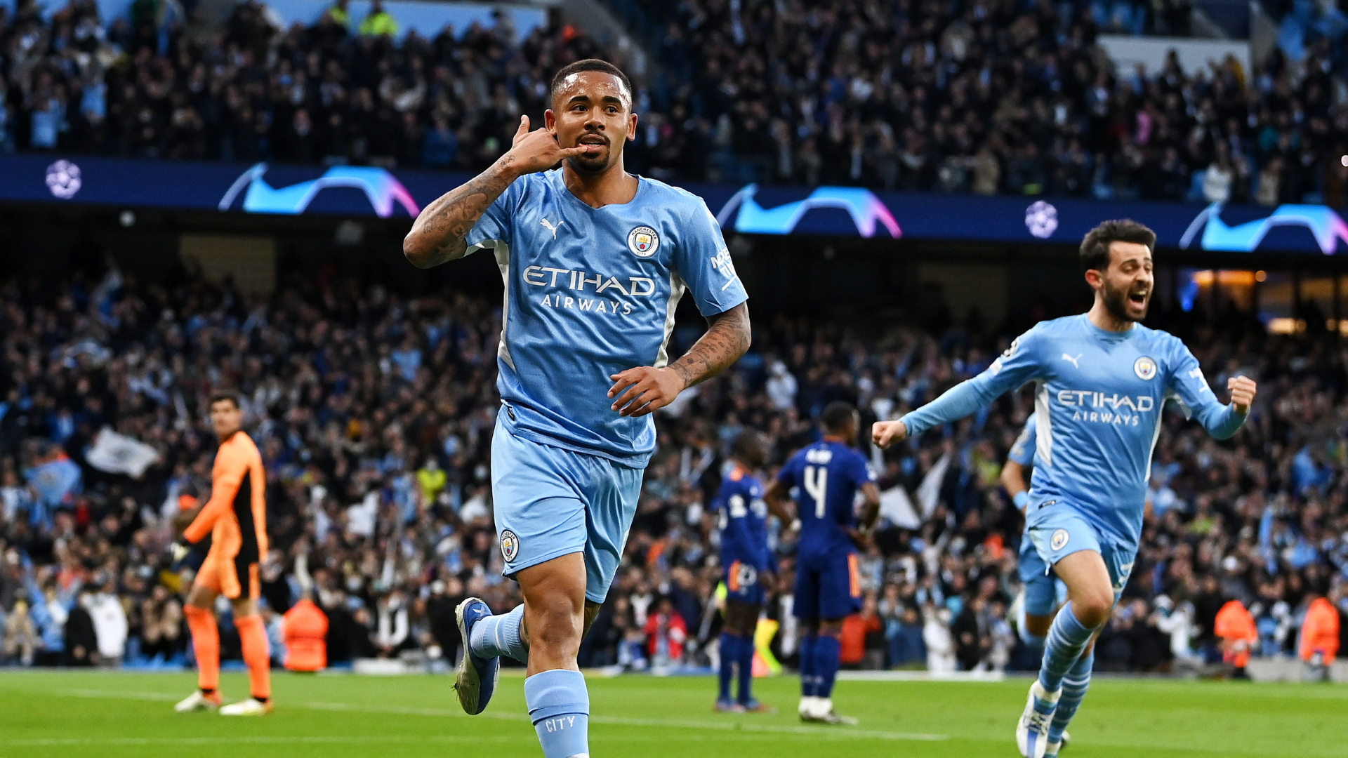 Gabriel Jesus marcou o segundo do Manchester City