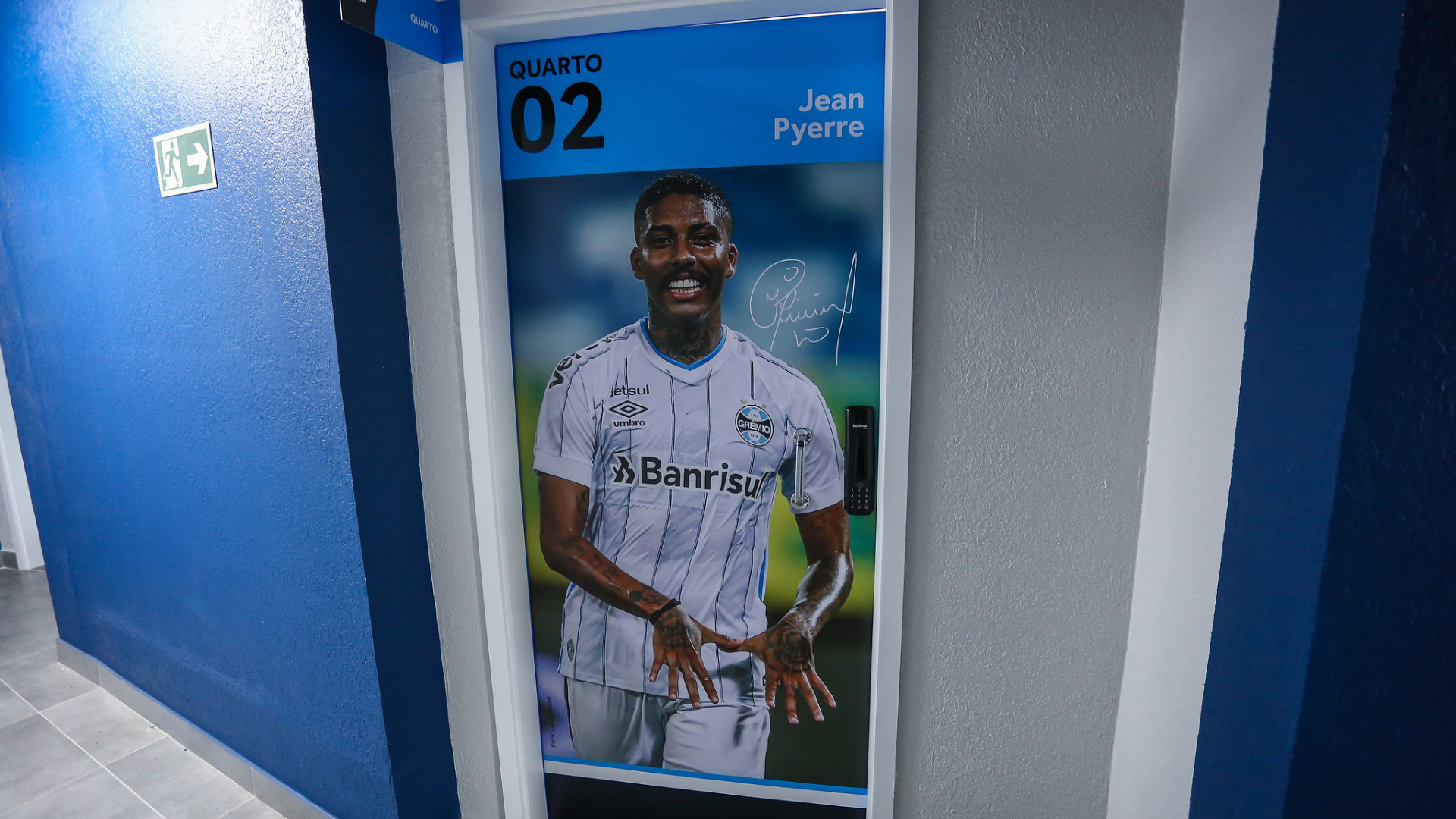 Quarto de Jean Pyerre no Grêmio
