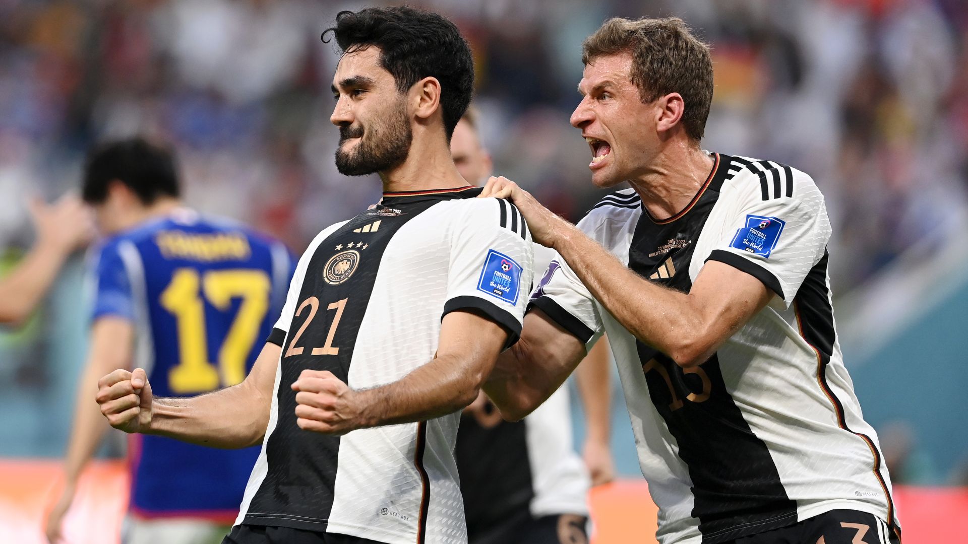 Gundogan marcou o primeiro gol de Alemanha x Japão