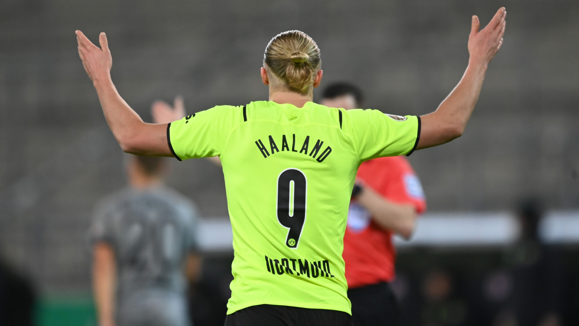Haaland descontou para o Borussia