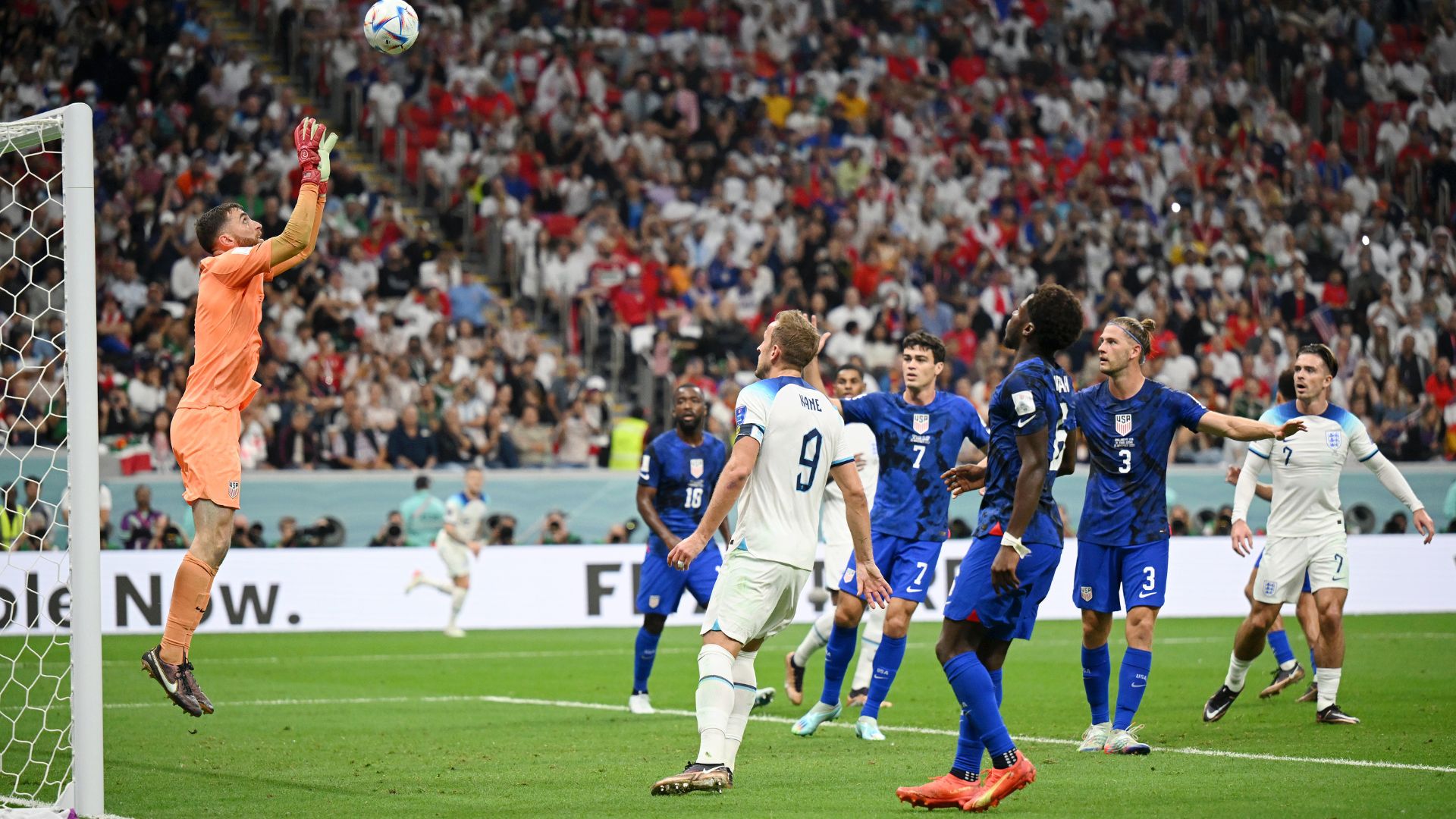 Inglaterra e Estados Unidos empataram em 0 a 0