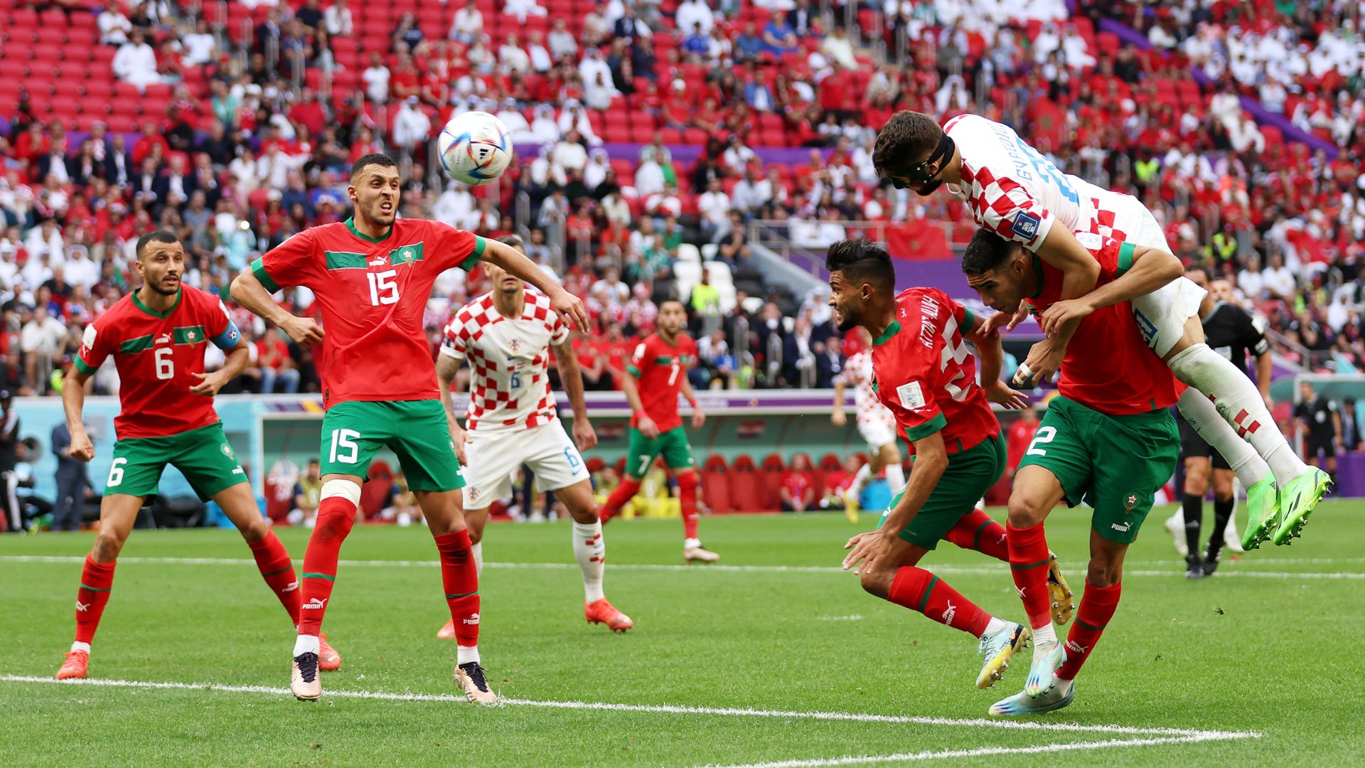 Croácia enfrentou o Marrocos pela Copa do Mundo 2022