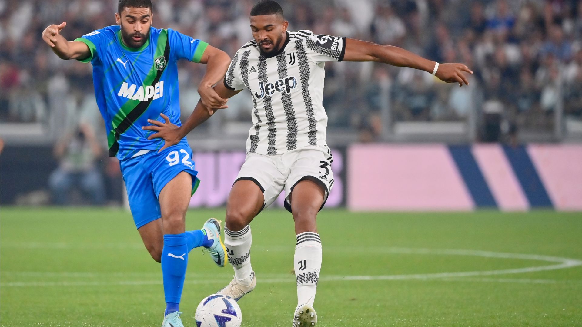 Juventus e Sassuolo se enfrentaram na primeira rodada do Italiano