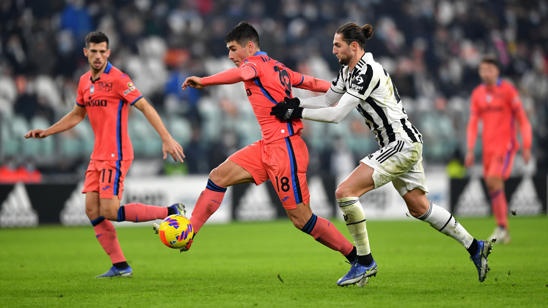 Juventus lidera retrospecto contra Atalanta