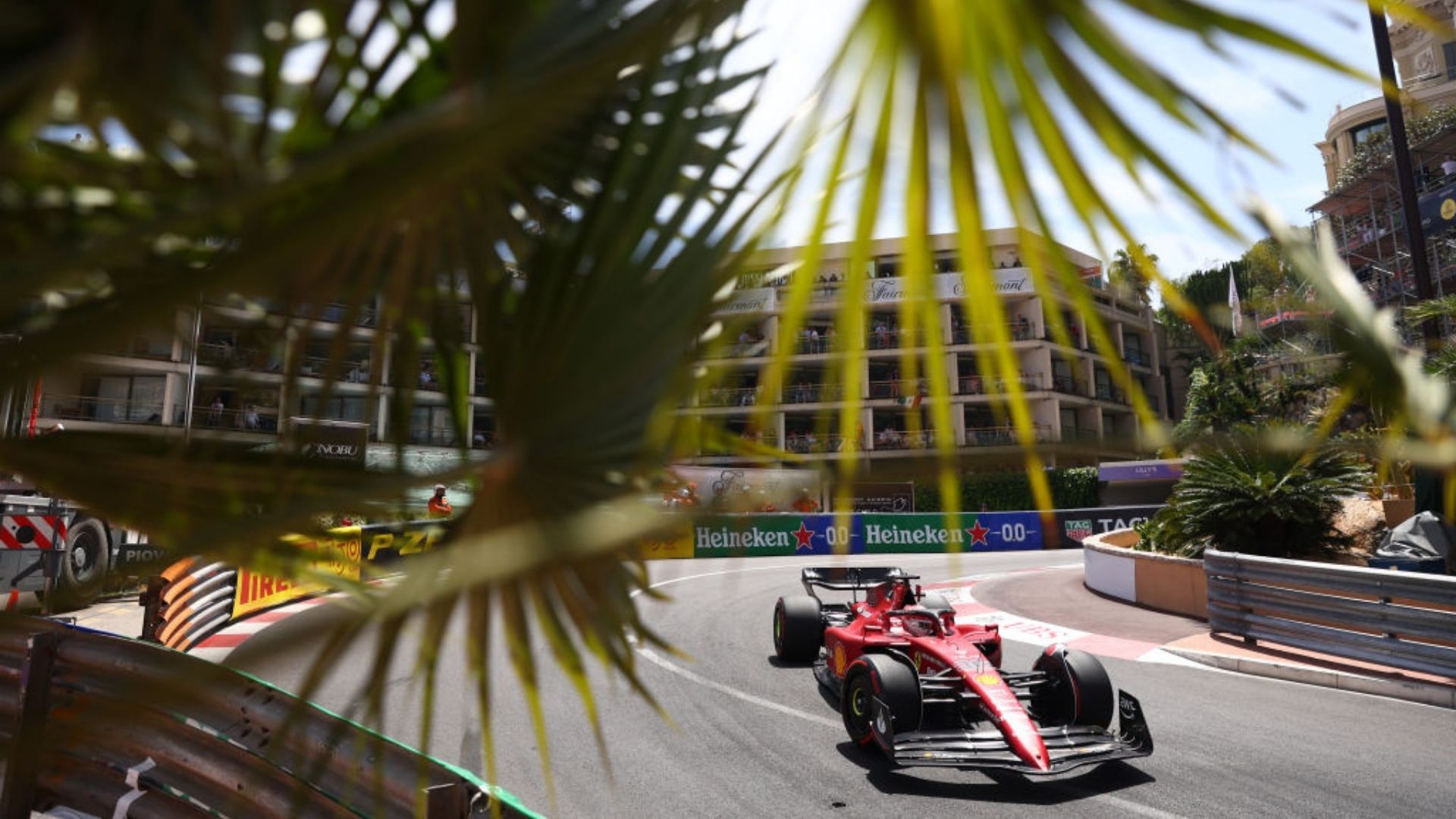 Leclerc em ação no GP de Monaco
