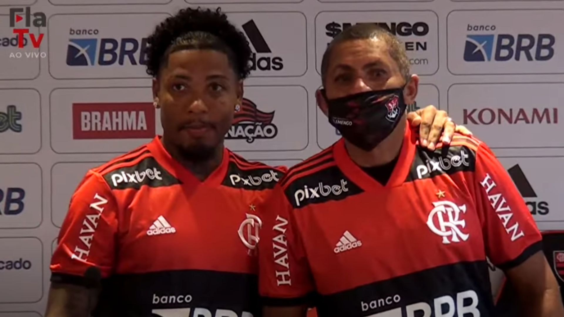 Marinho em apresentação pelo Flamengo