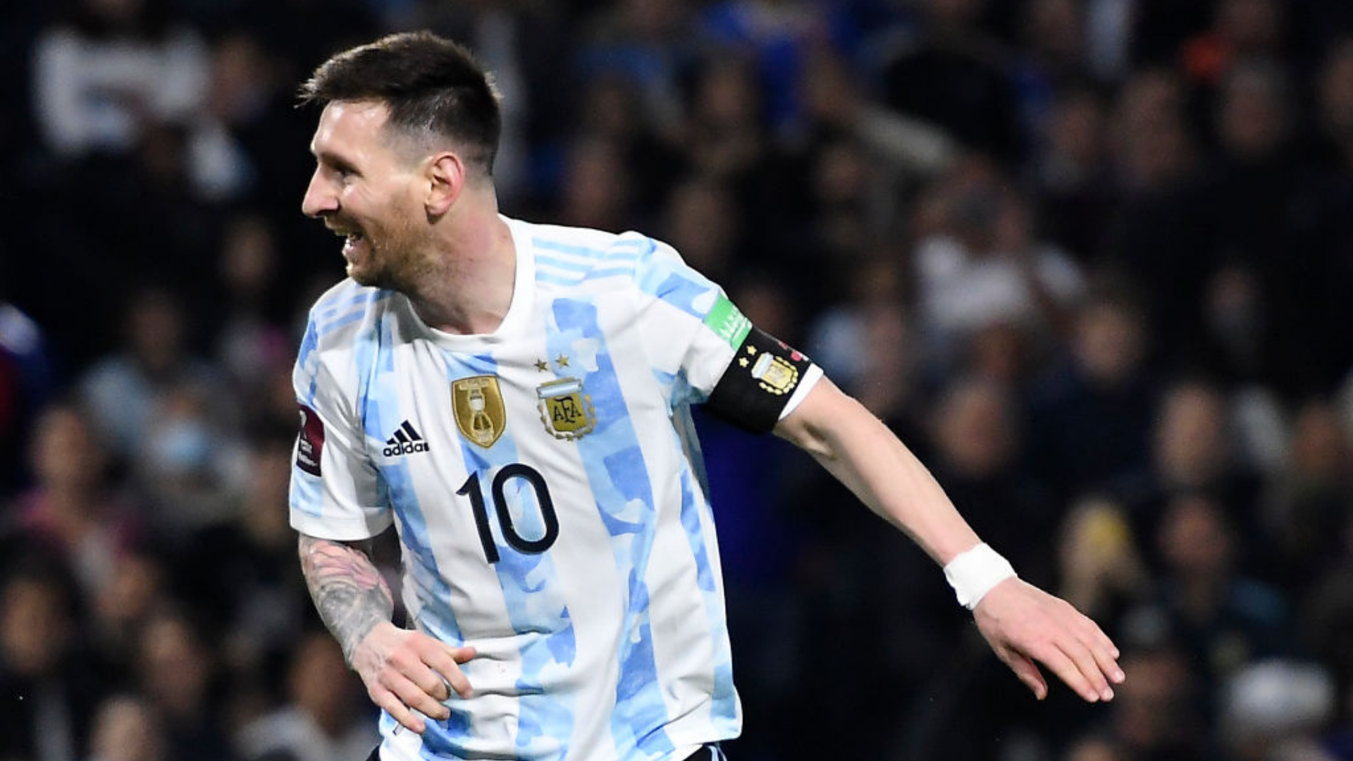 Messi em ação com a Argentina