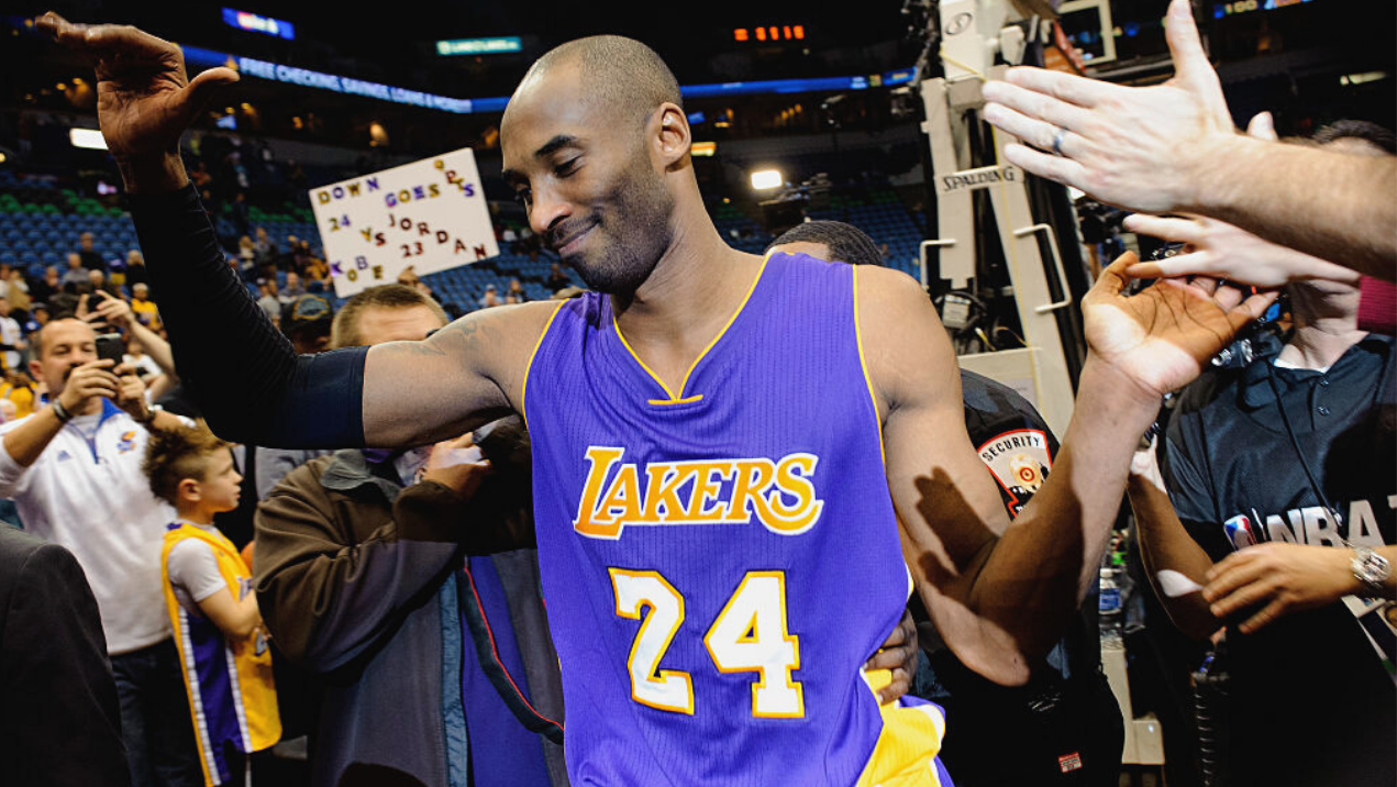 Kobe Bryant em ação pelo Los Angeles Lakers