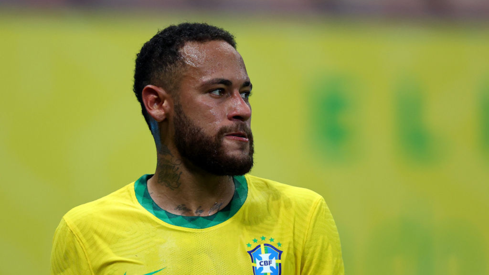 Neymar em ação com o Brasil