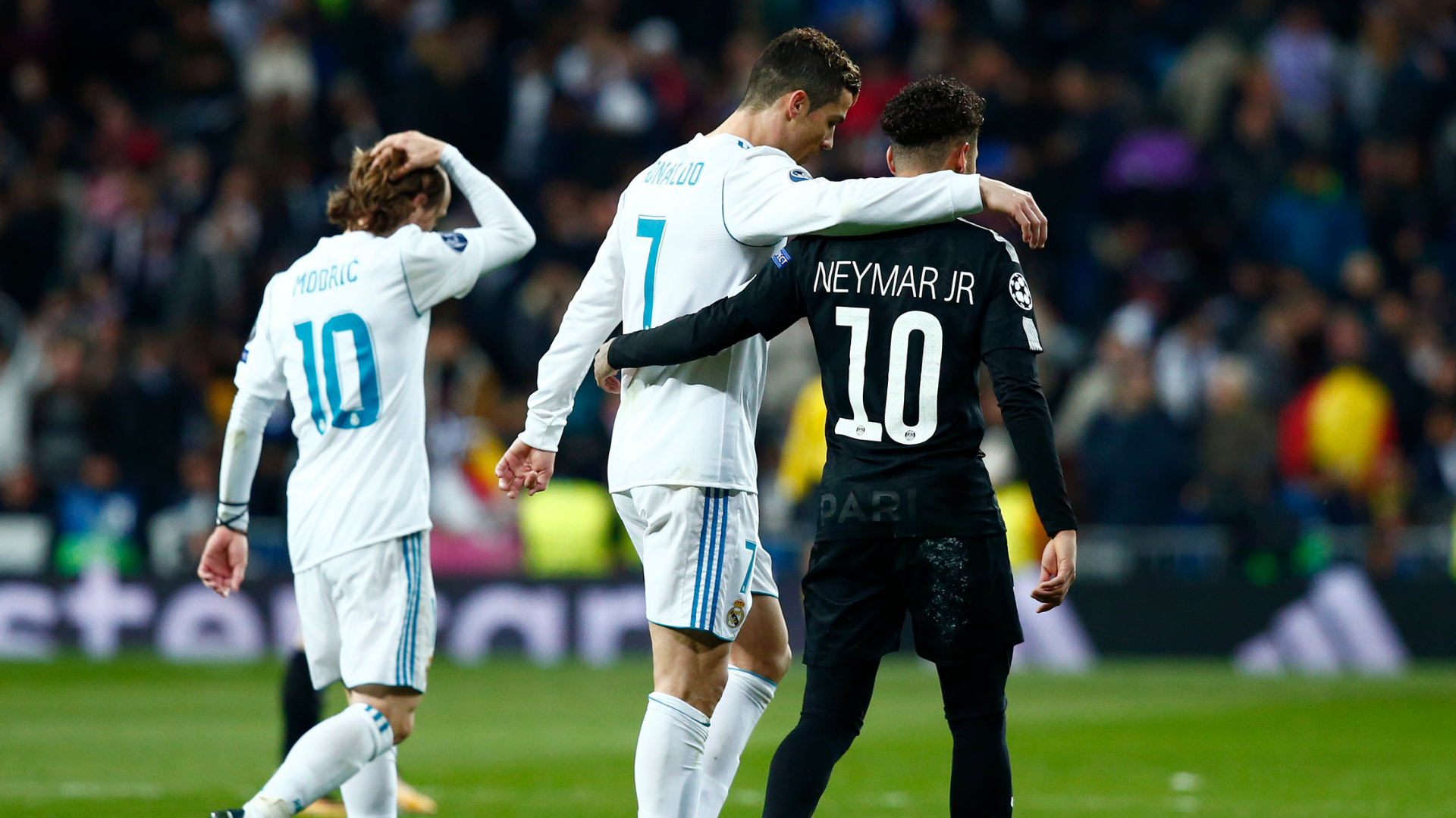 Neymar e Cristiano Ronaldo se enfrentaram na Champions League