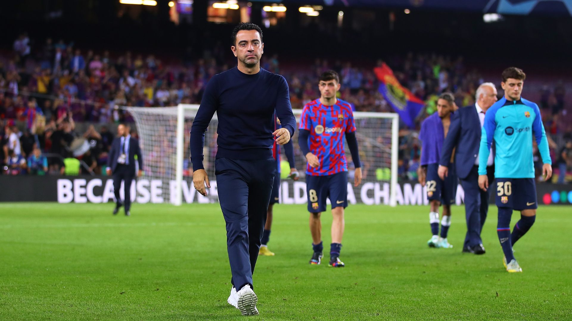 Com apenas quatro pontos, o Barcelona foi eliminado da Champions com uma rodada de antecedência (Crédito: Getty Images)
