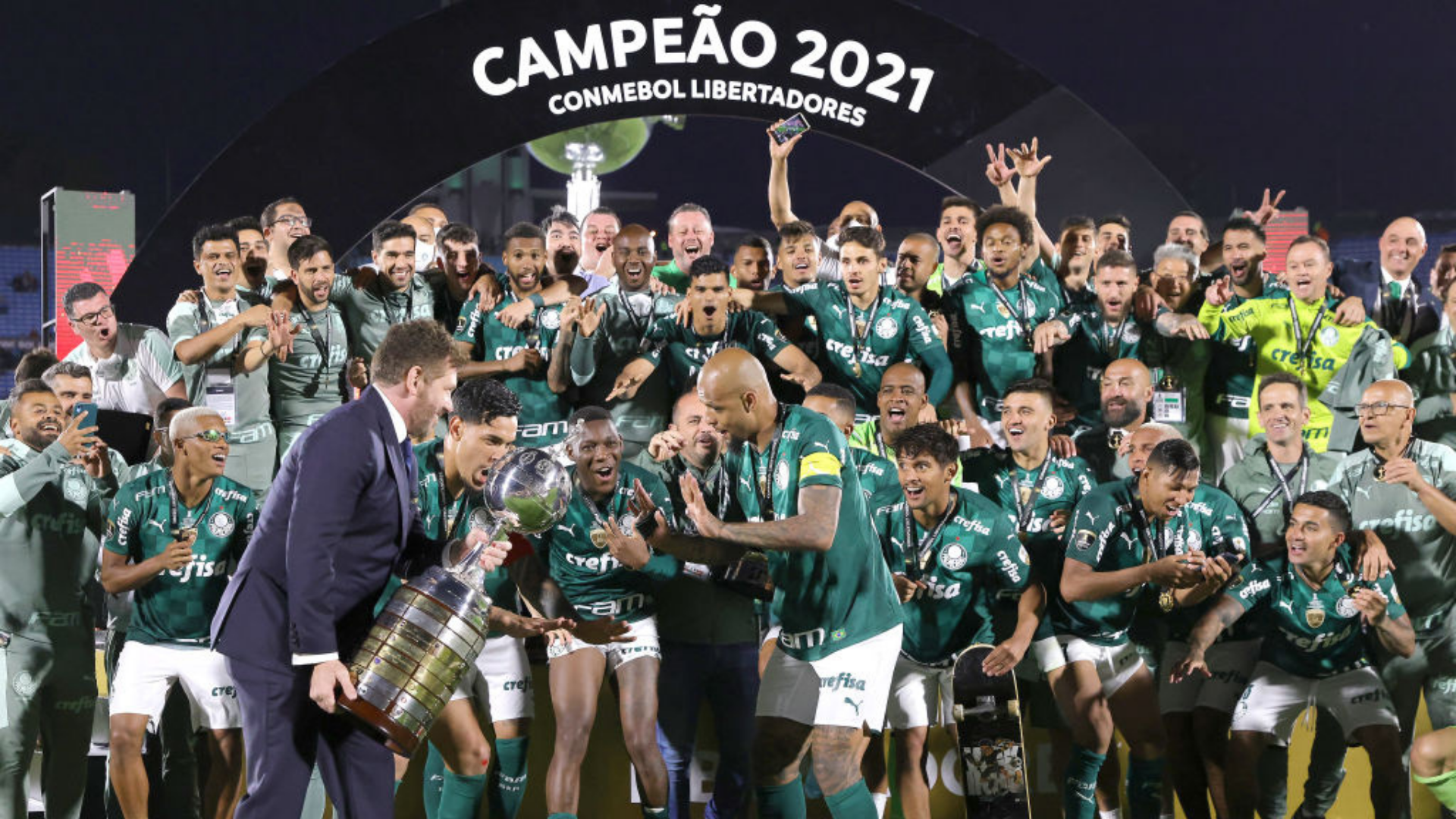 Palmeiras foi campeão da Libertadores sobre o Palmeiras