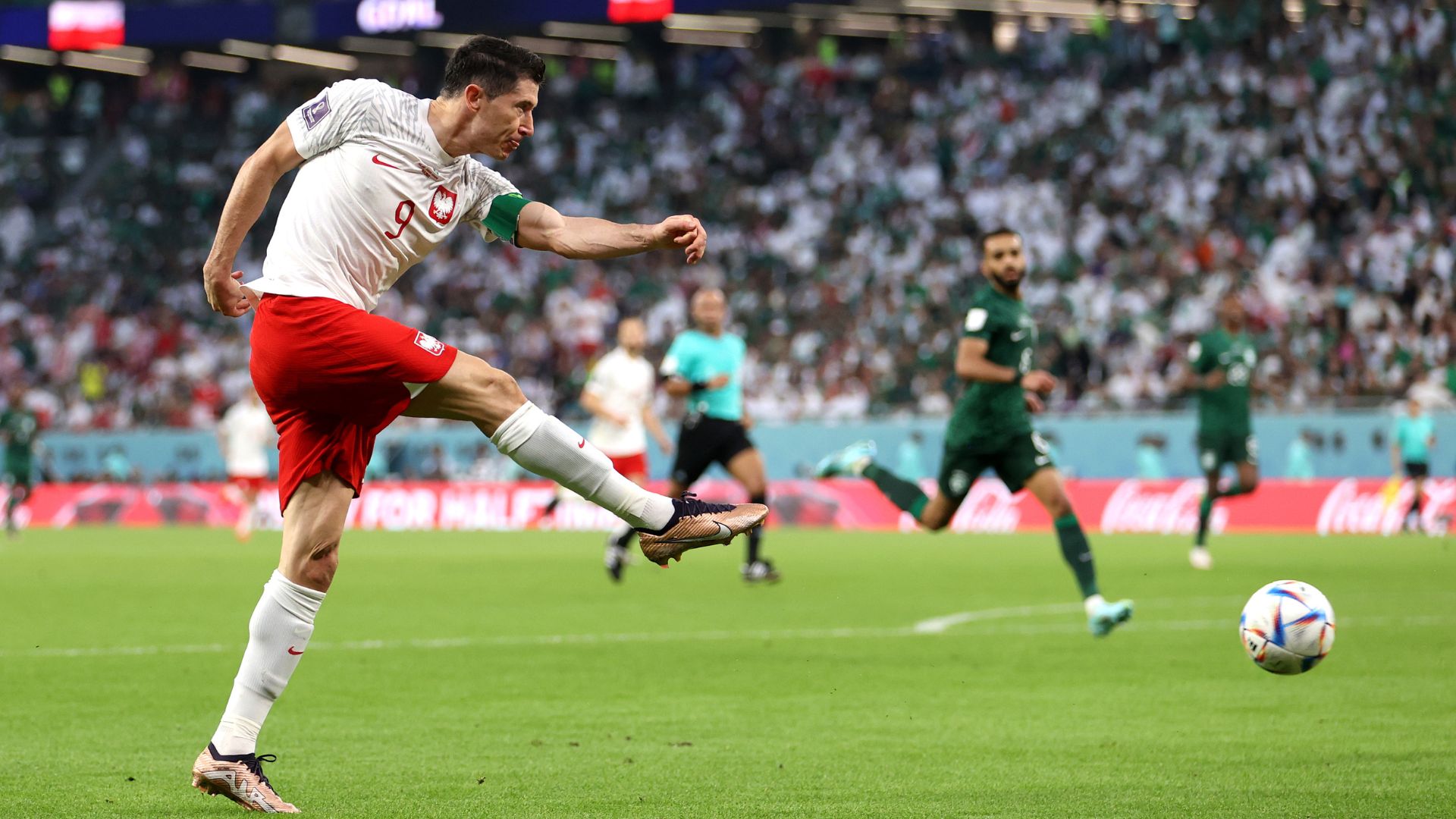 Imagens de Polônia x Arábia Saudita na Copa do Mundo 2022 (Créditos: Getty Images)
