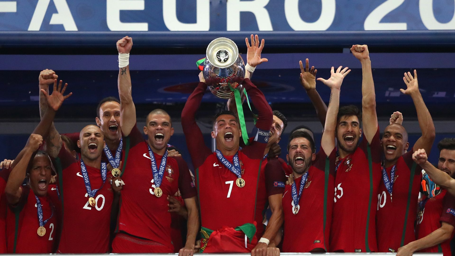 Portugal foi campeão da Eurocopa em 2016