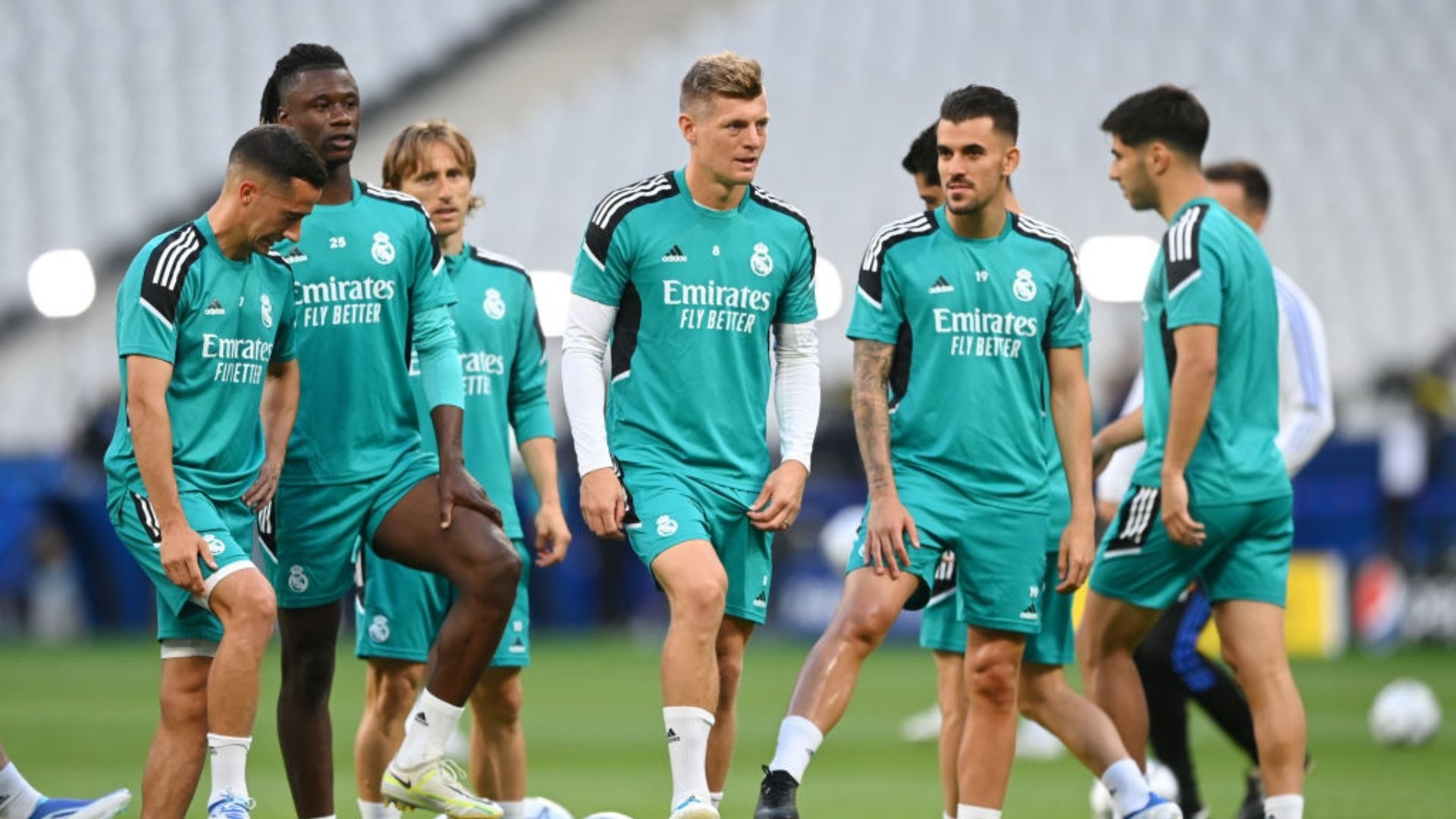 Real Madrid treinando