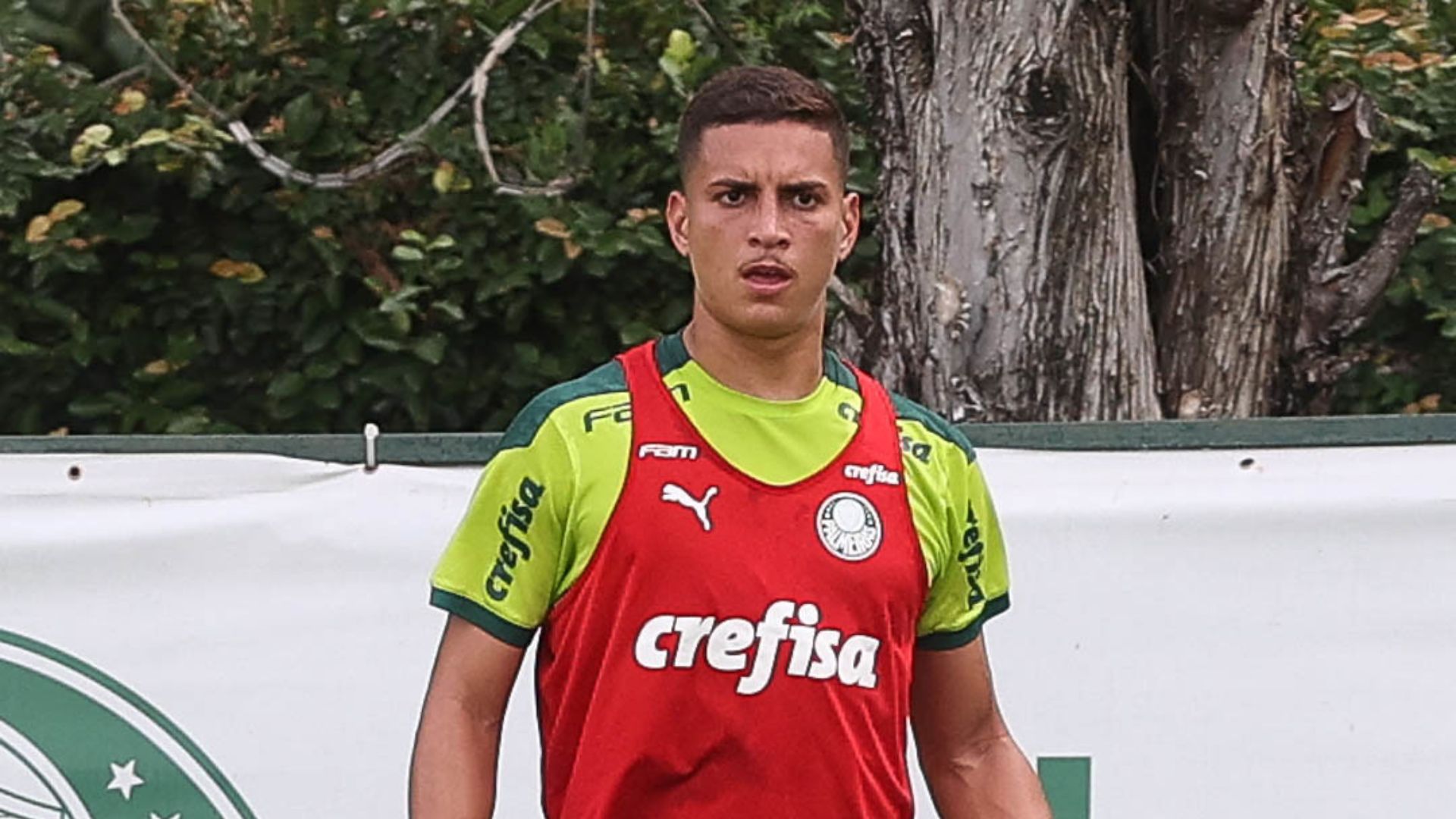 Renan treinando no Palmeiras