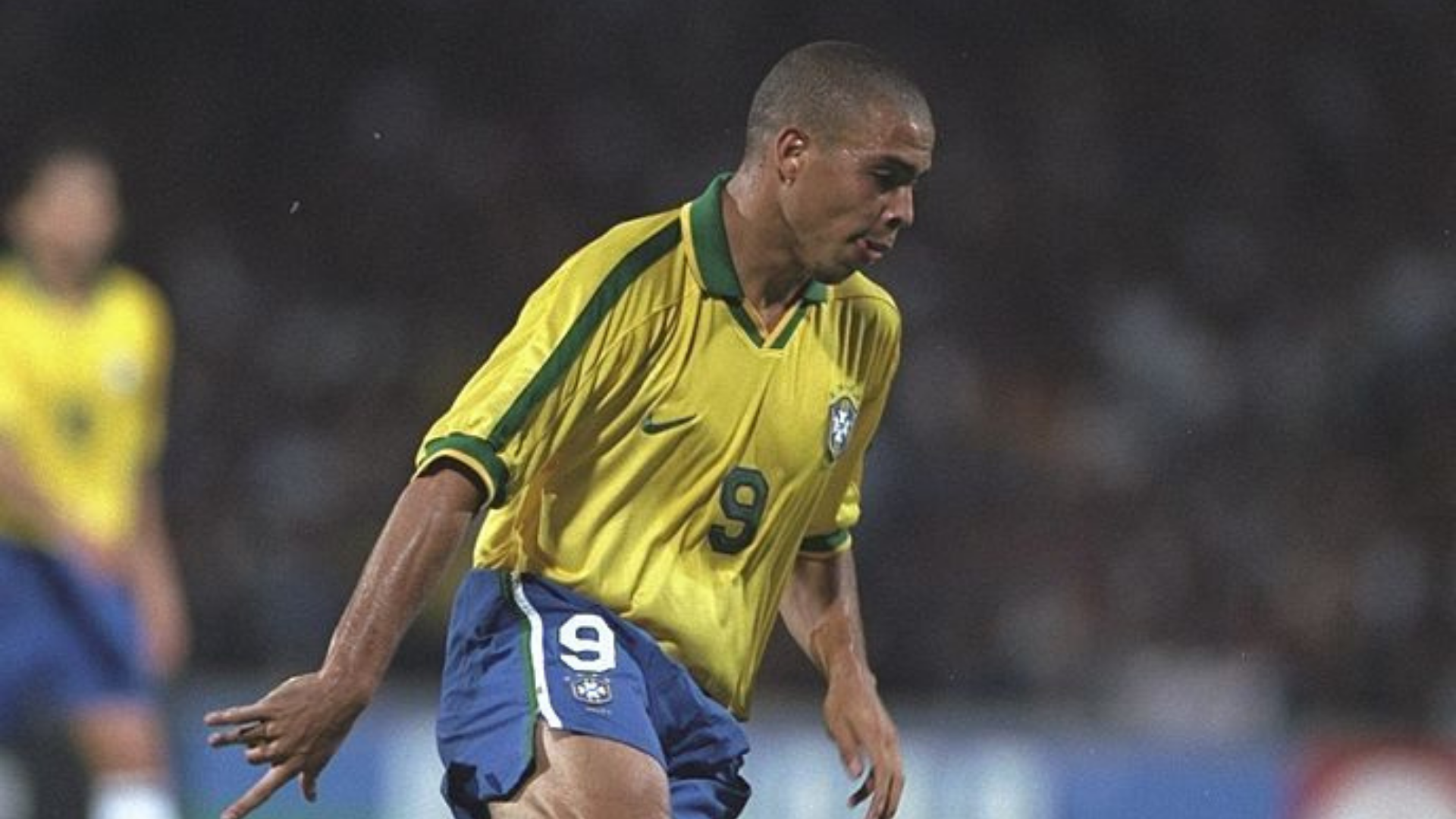 Ronaldo pela Seleção Brasileira, em 1997