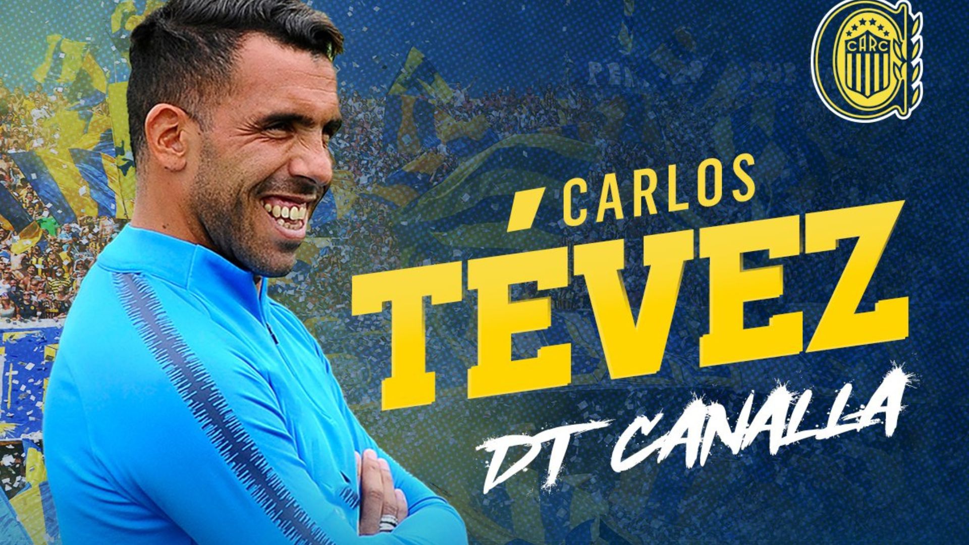 Carlitos Tévez é o novo técnico do Rosario Central