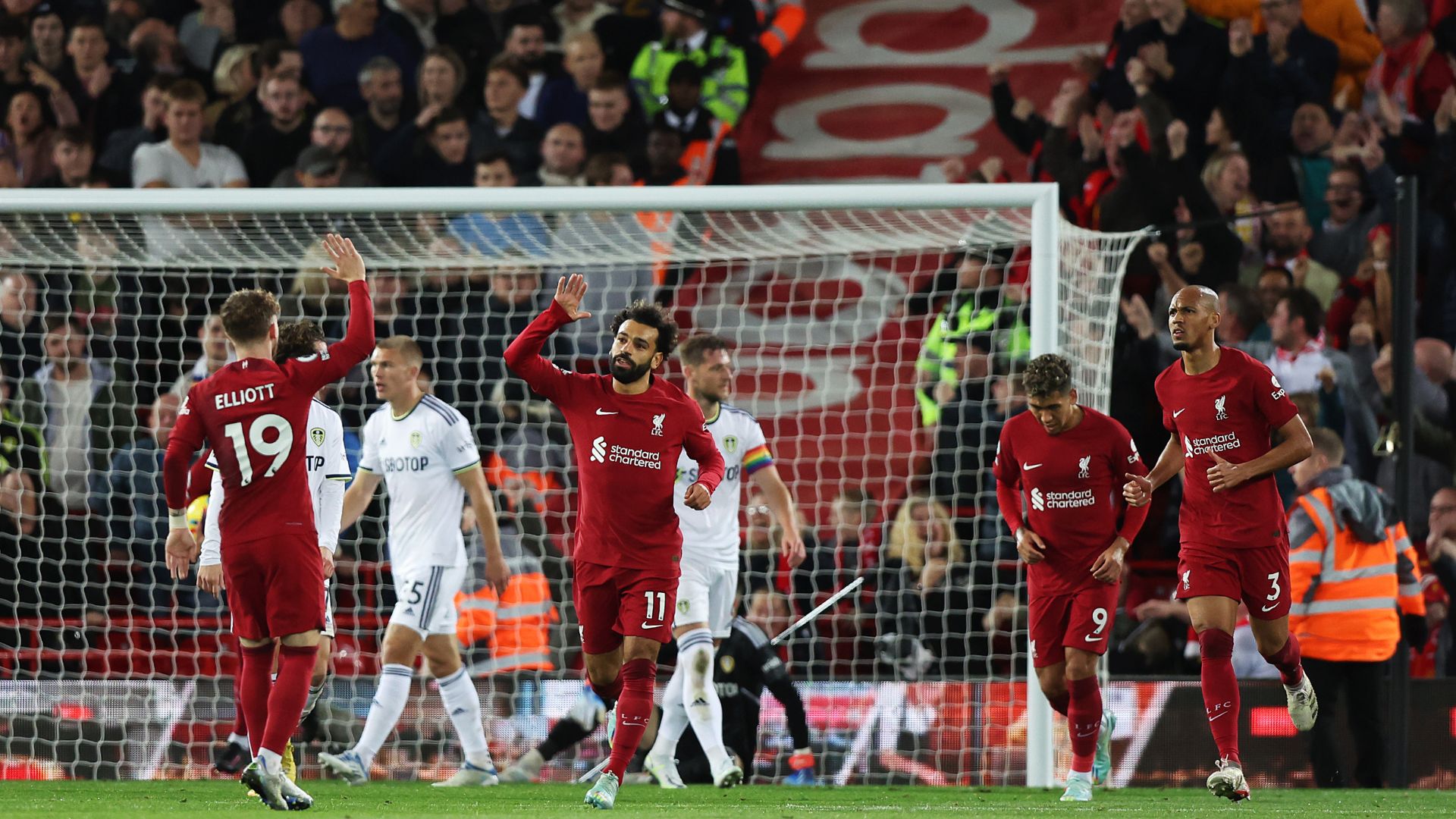 Salah marcou o gol do Liverpool na partida