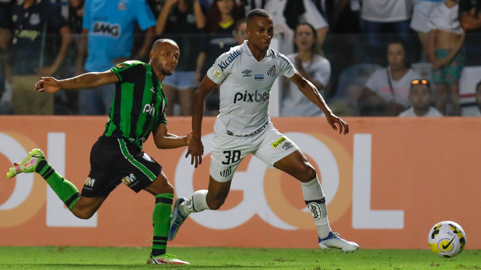 Santos e América-MG, pelo primeiro turno do Brasileirão