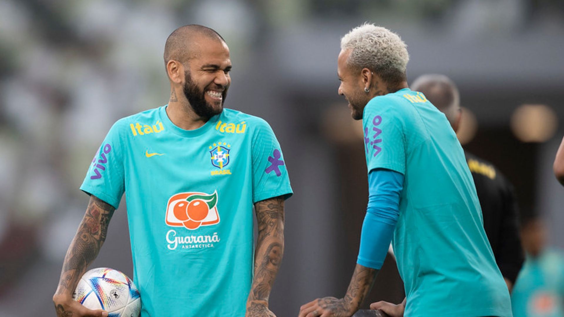 Jogadores da Seleção Brasileira, Daniel Alves e Neymar