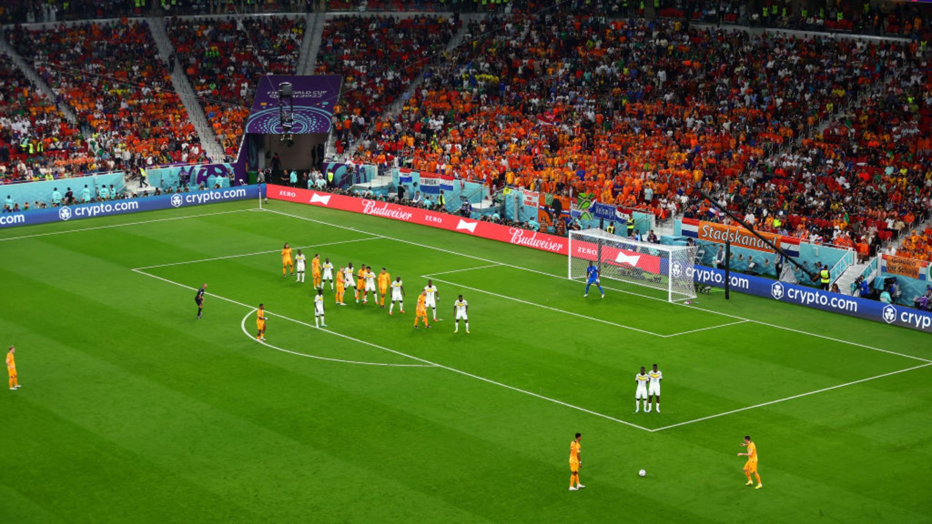 Senegal x Holanda em ação