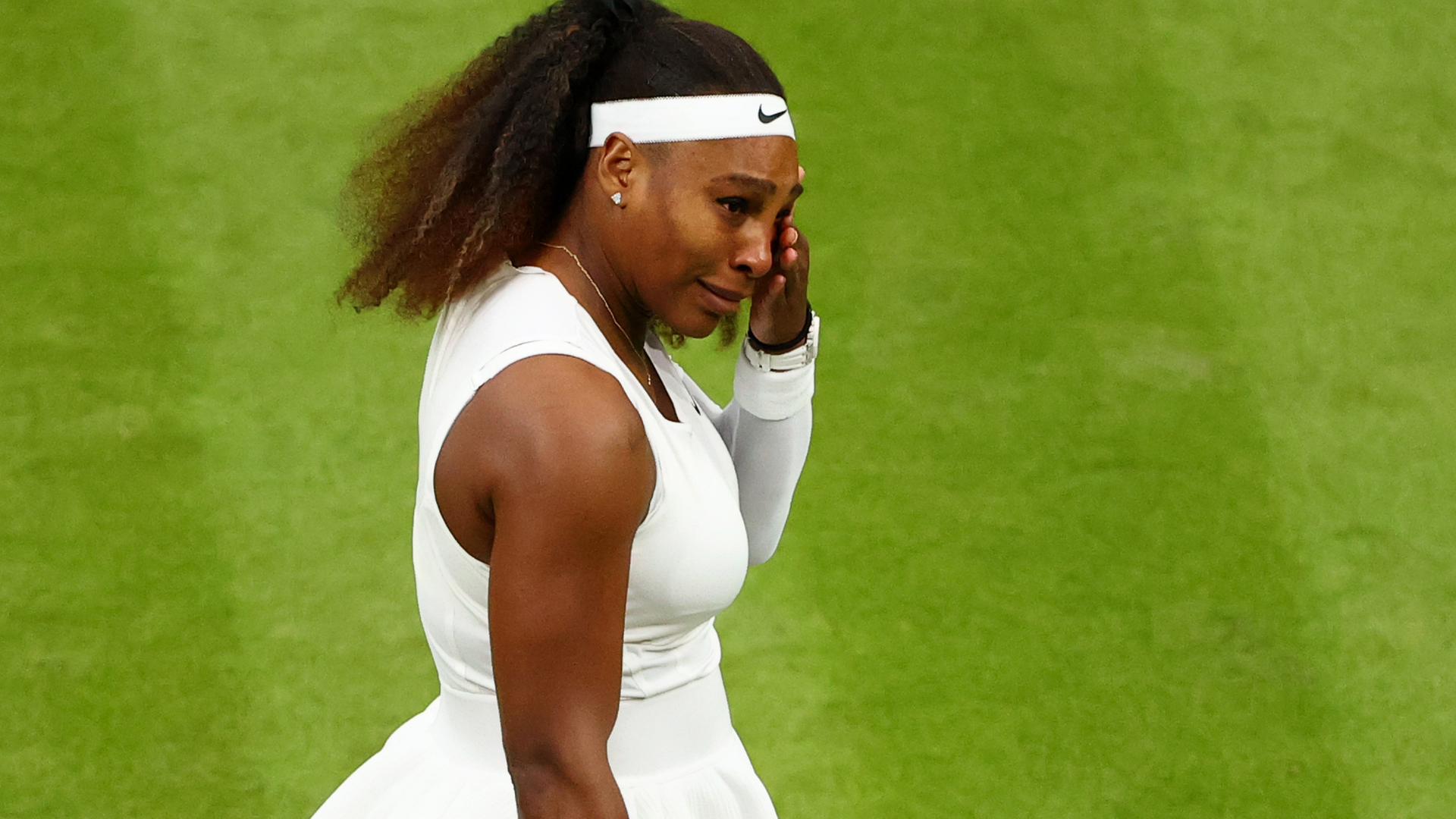 Serena se lesionou disputando a primeira partida de Wimbledon em 2021