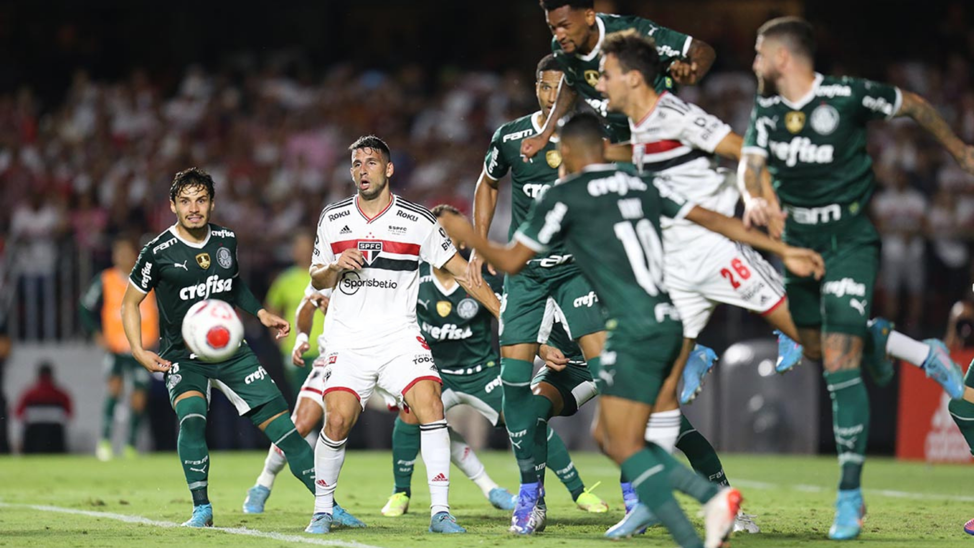 São Paulo e Palmeiras em campo