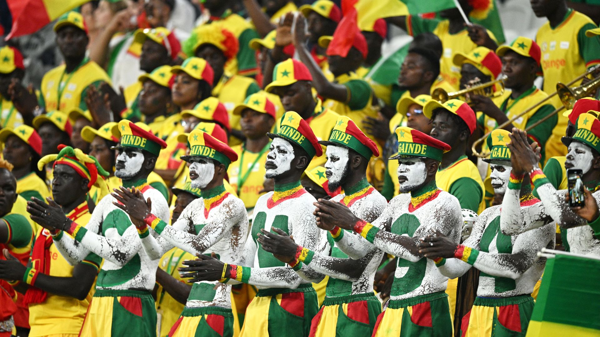 Torcedores do Senegal na Copa do Mundo 2022