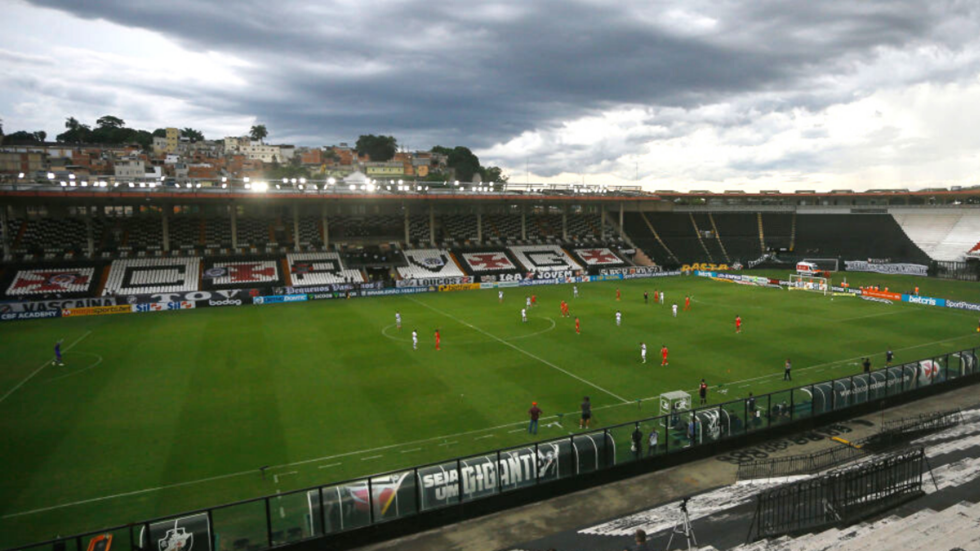Estádio do Vasco em visão panorâmica