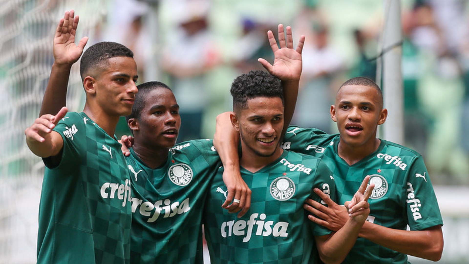 Jogadores do Palmeiras na Copinha